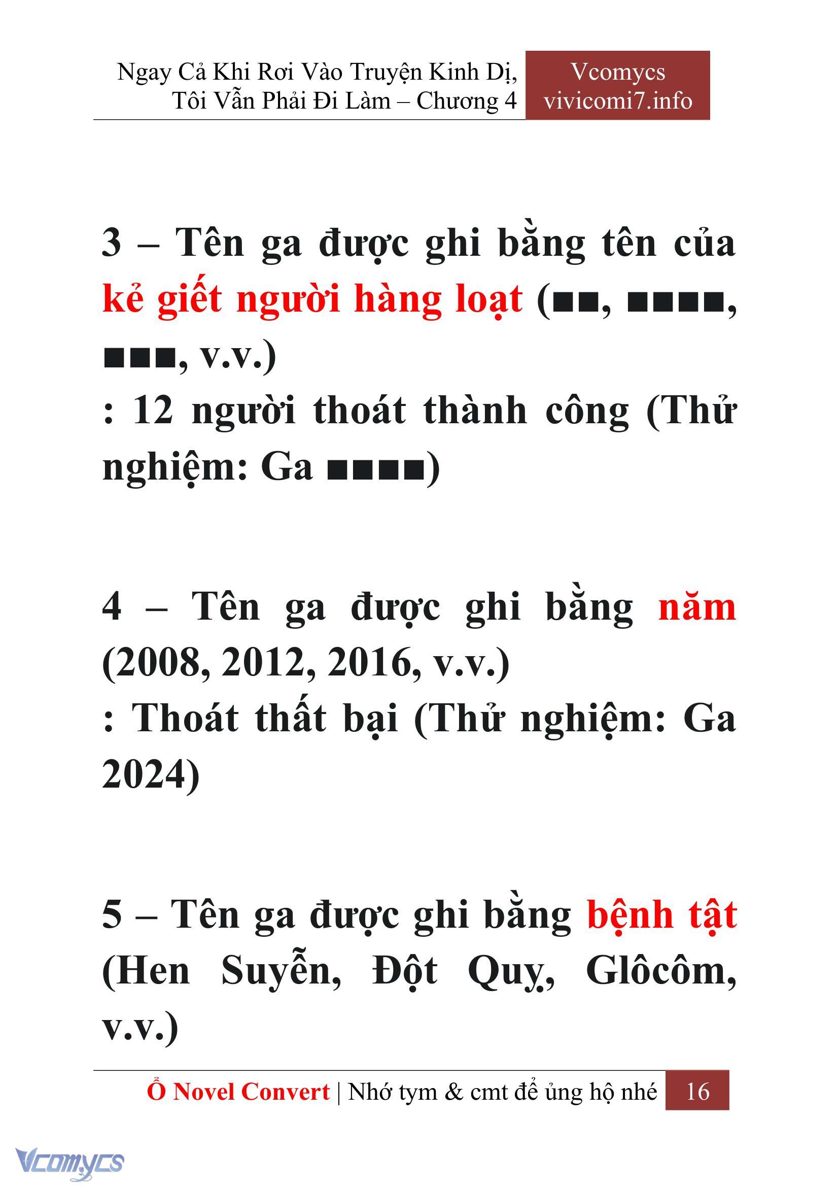 [Novel] Ngay Cả Khi Rơi Vào Truyện Kinh Dị, Tôi Vẫn Phải Đi Làm Chap 4 - Next Chap 5