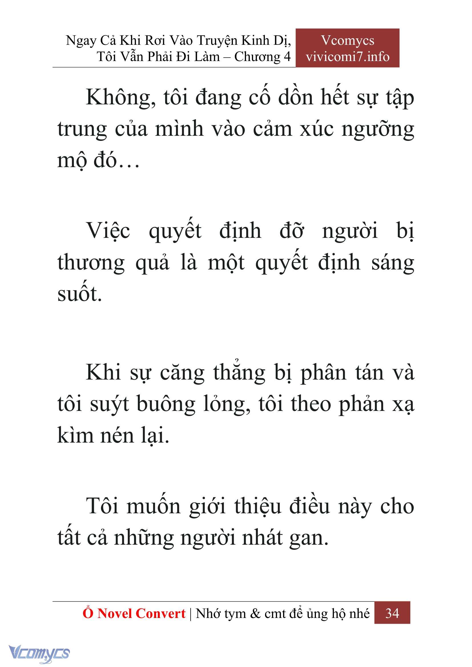 [Novel] Ngay Cả Khi Rơi Vào Truyện Kinh Dị, Tôi Vẫn Phải Đi Làm Chap 4 - Next Chap 5
