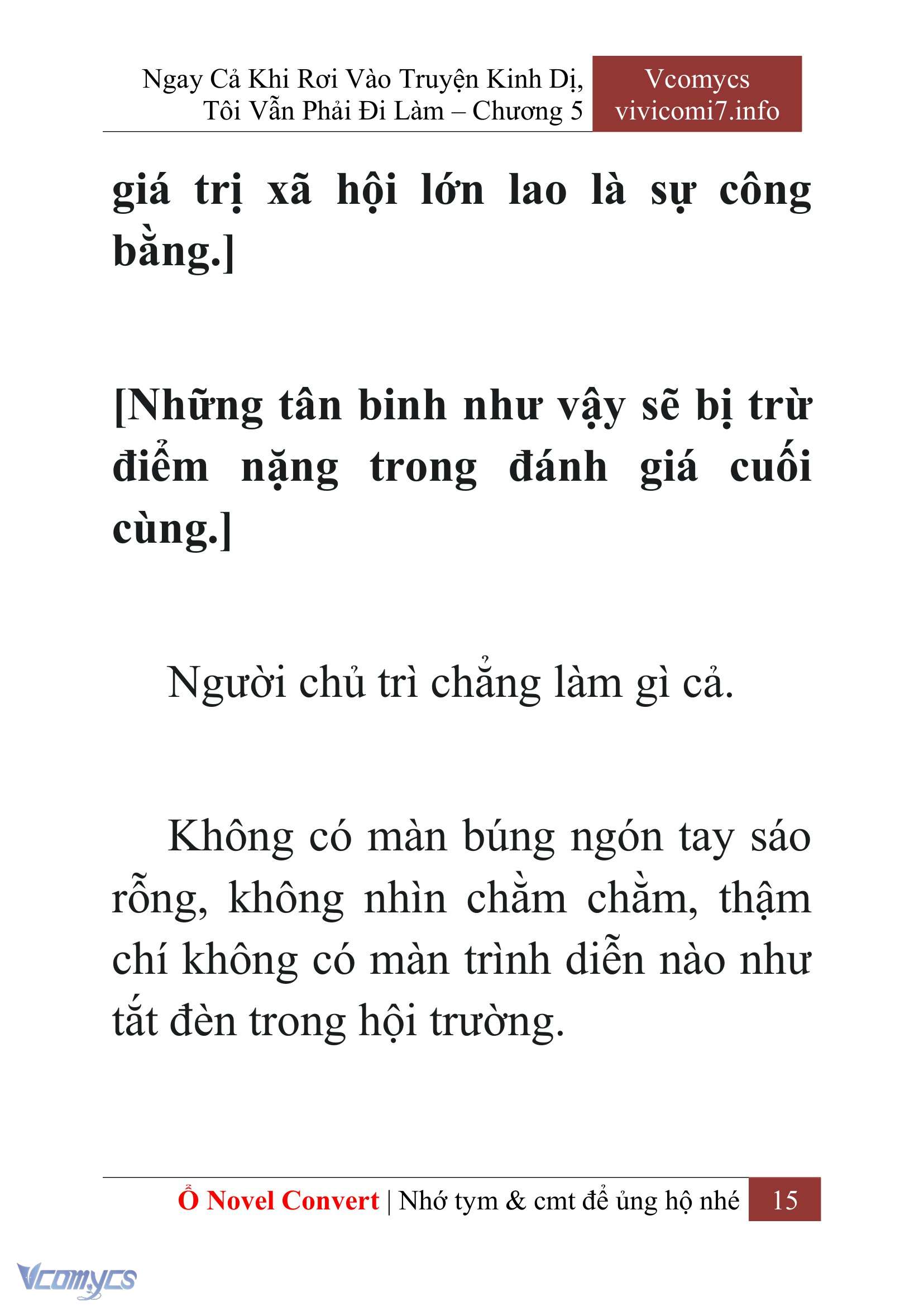 [Novel] Ngay Cả Khi Rơi Vào Truyện Kinh Dị, Tôi Vẫn Phải Đi Làm Chap 5 - Next Chap 6