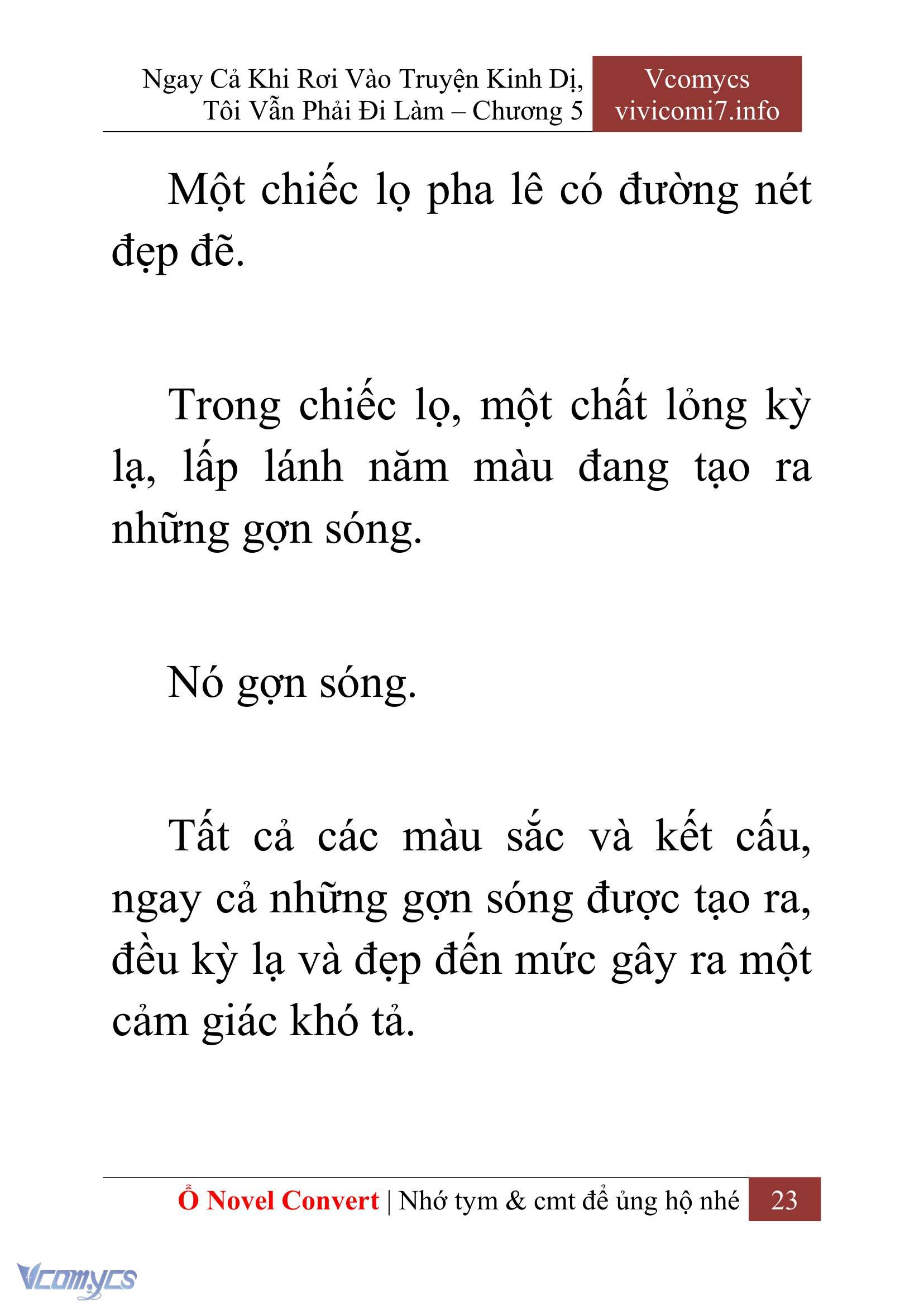 [Novel] Ngay Cả Khi Rơi Vào Truyện Kinh Dị, Tôi Vẫn Phải Đi Làm Chap 5 - Next Chap 6