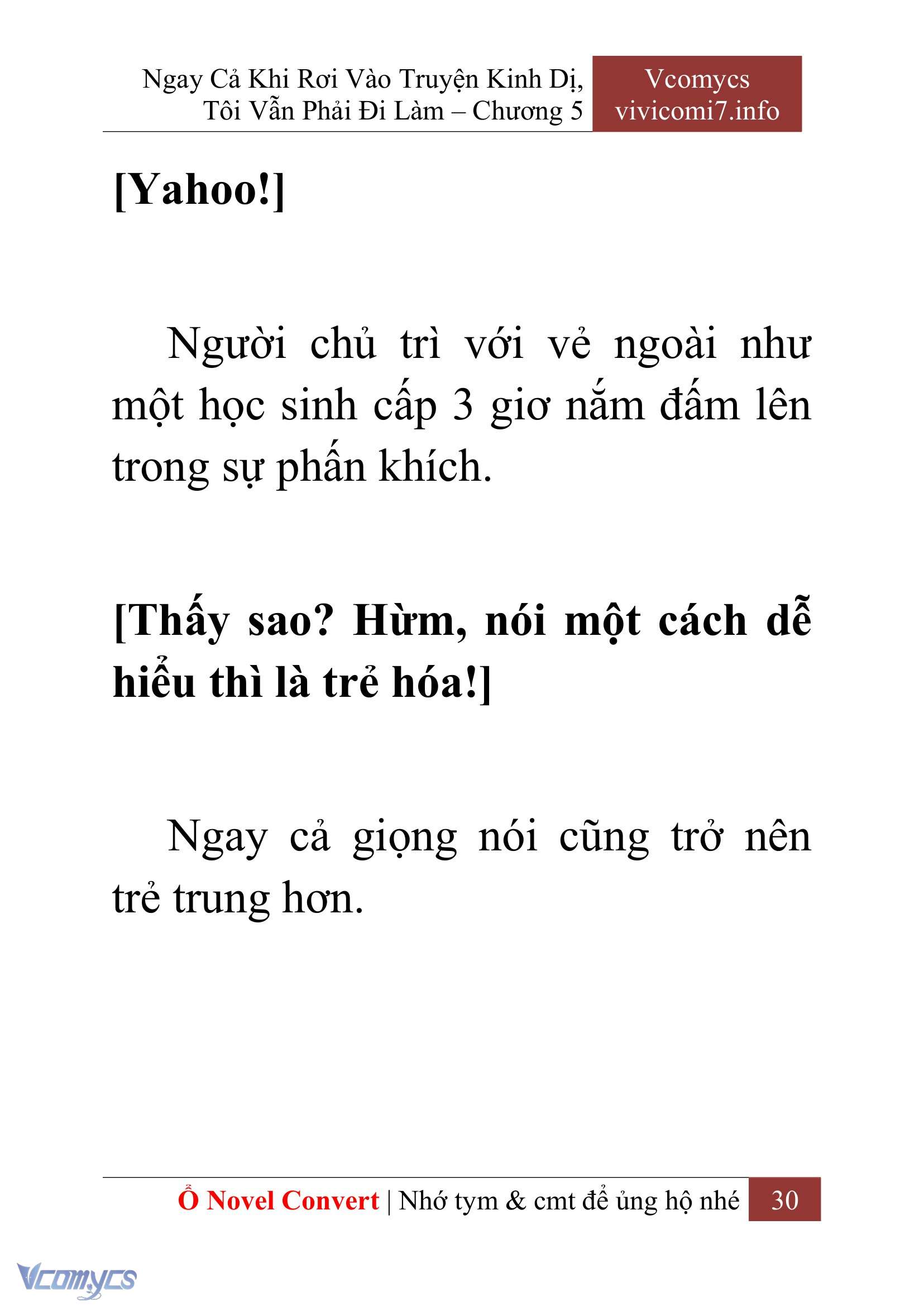 [Novel] Ngay Cả Khi Rơi Vào Truyện Kinh Dị, Tôi Vẫn Phải Đi Làm Chap 5 - Next Chap 6
