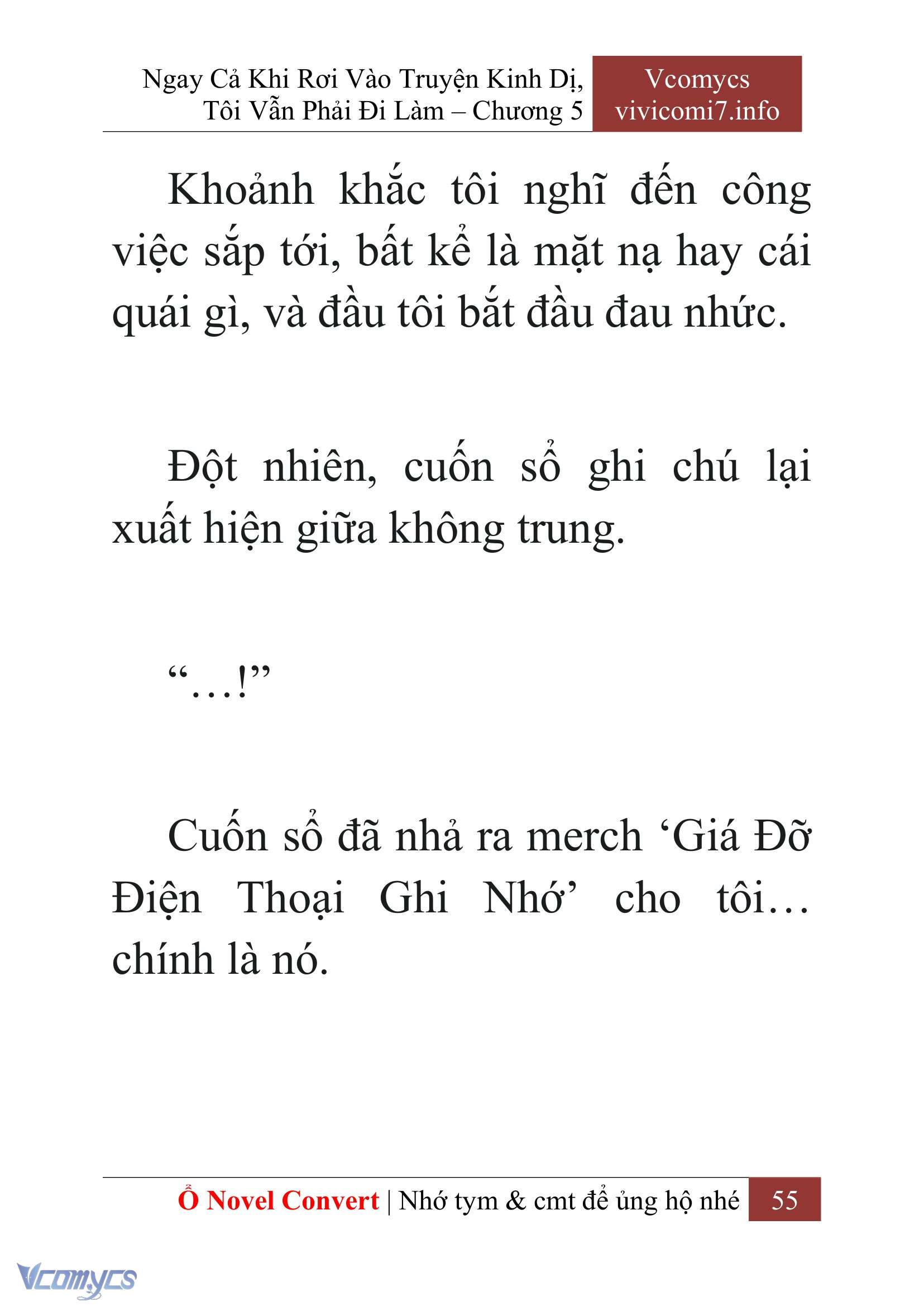 [Novel] Ngay Cả Khi Rơi Vào Truyện Kinh Dị, Tôi Vẫn Phải Đi Làm Chap 5 - Next Chap 6