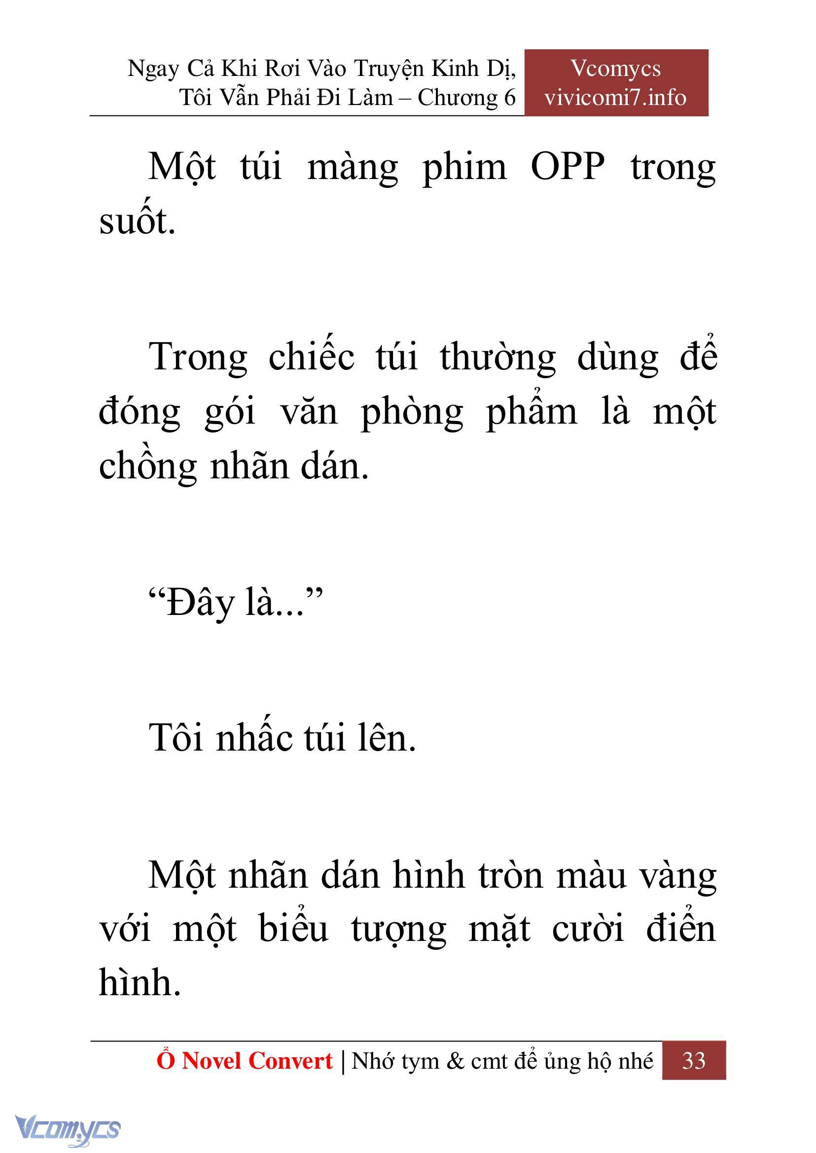 [Novel] Ngay Cả Khi Rơi Vào Truyện Kinh Dị, Tôi Vẫn Phải Đi Làm Chap 6 - Next Chap 7