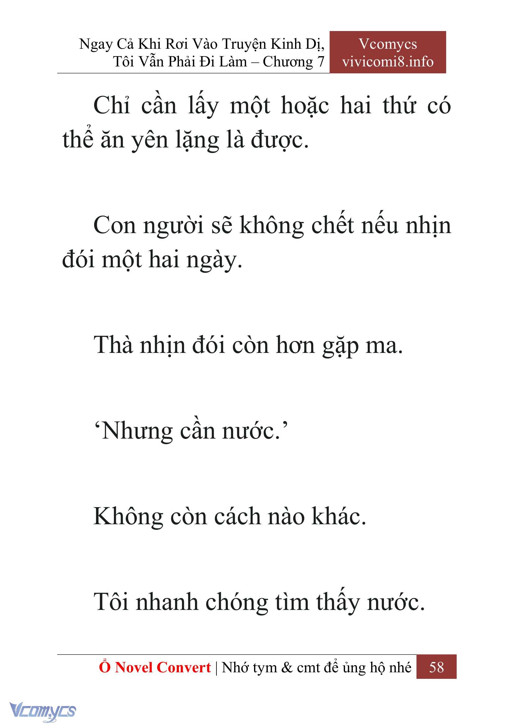 [Novel] Ngay Cả Khi Rơi Vào Truyện Kinh Dị, Tôi Vẫn Phải Đi Làm Chap 7 - Next Chap 8