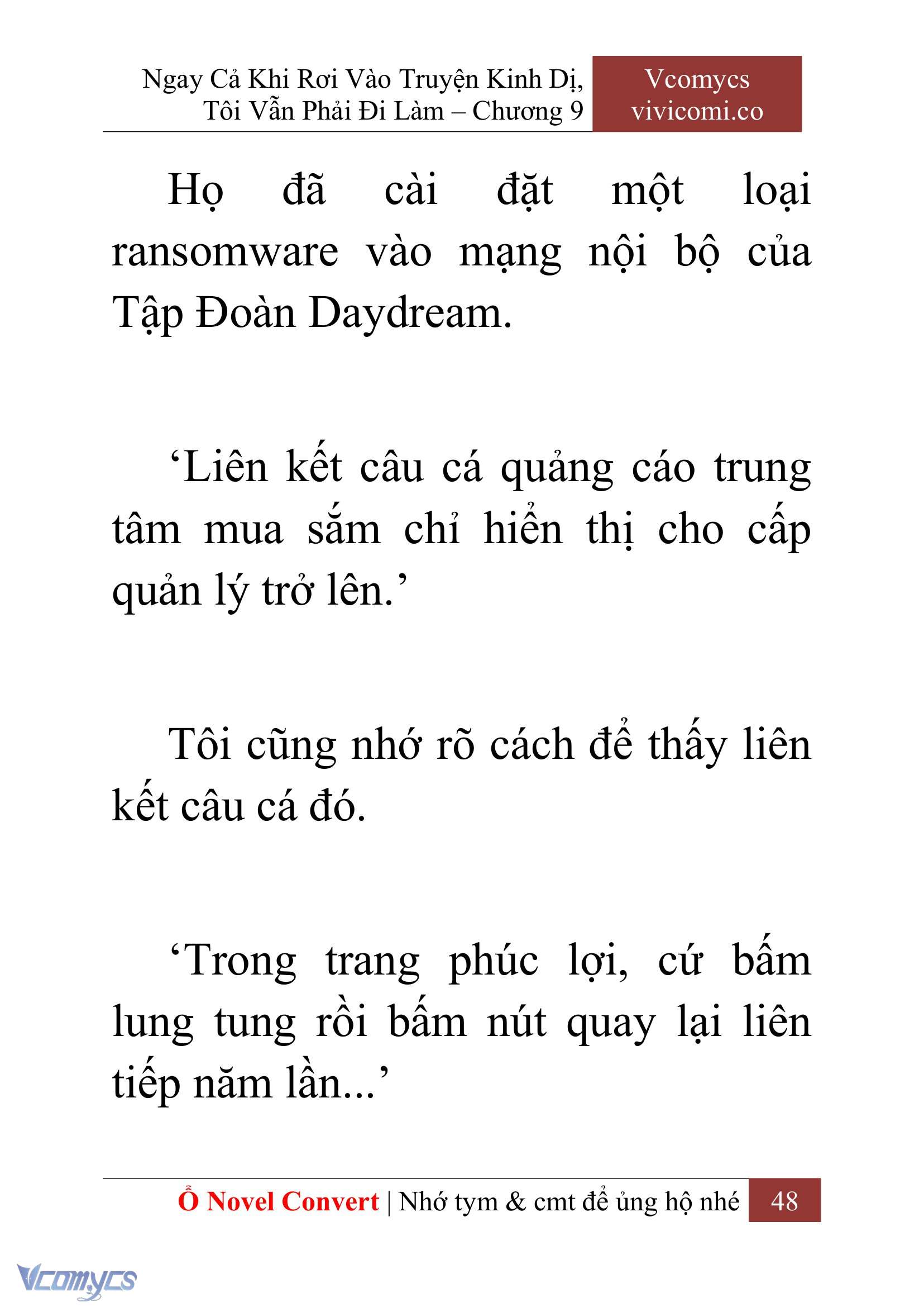 [Novel] Ngay Cả Khi Rơi Vào Truyện Kinh Dị, Tôi Vẫn Phải Đi Làm Chap 9 - Next Chap 10
