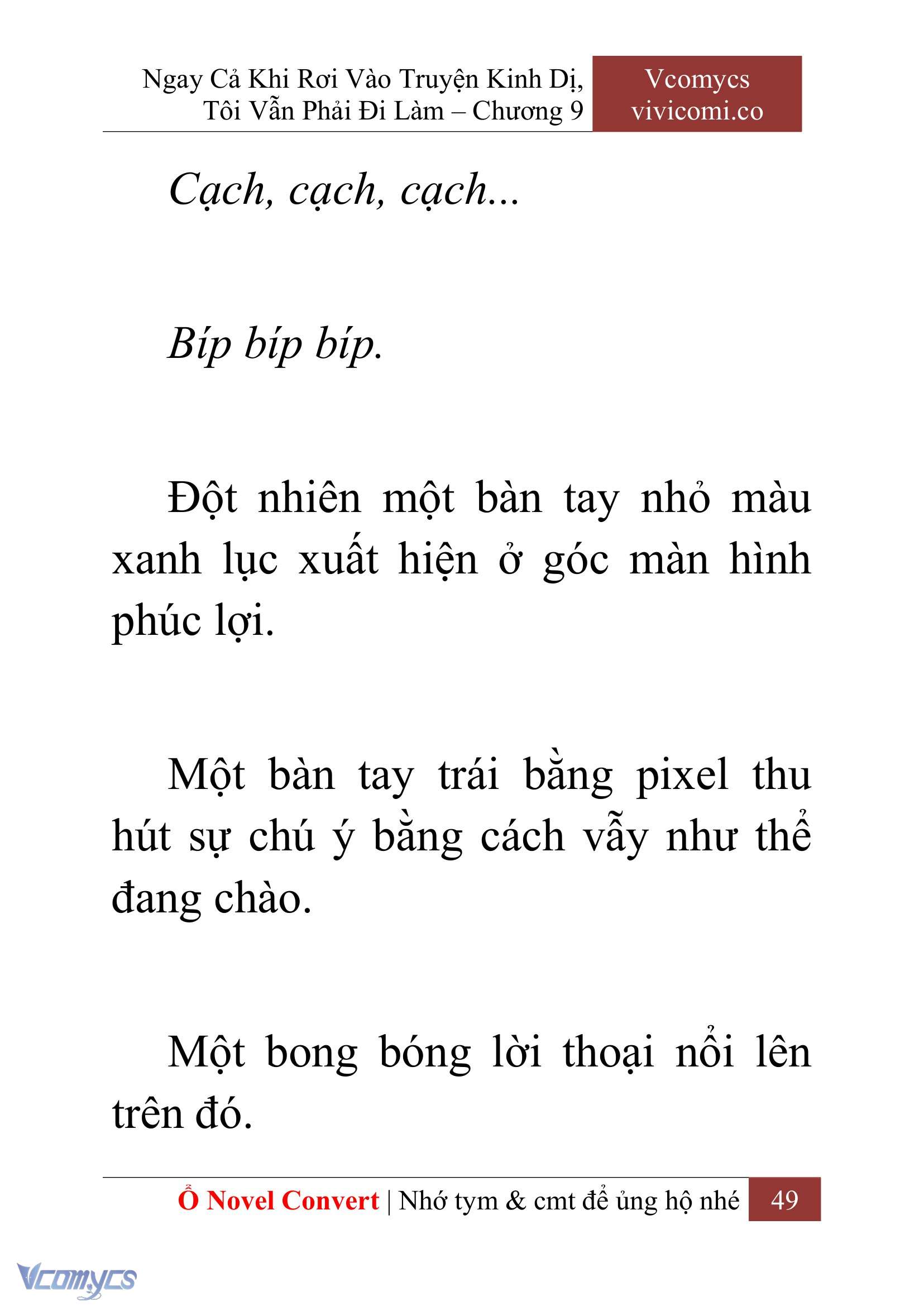 [Novel] Ngay Cả Khi Rơi Vào Truyện Kinh Dị, Tôi Vẫn Phải Đi Làm Chap 9 - Next Chap 10