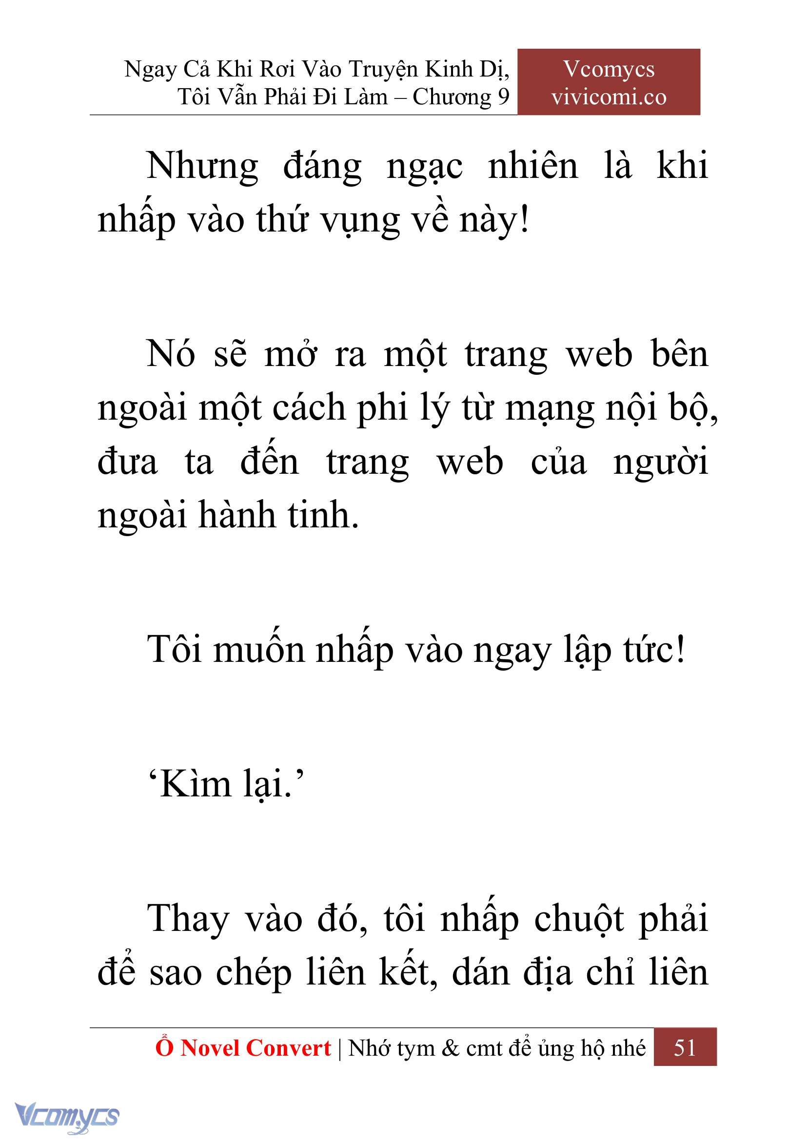 [Novel] Ngay Cả Khi Rơi Vào Truyện Kinh Dị, Tôi Vẫn Phải Đi Làm Chap 9 - Next Chap 10