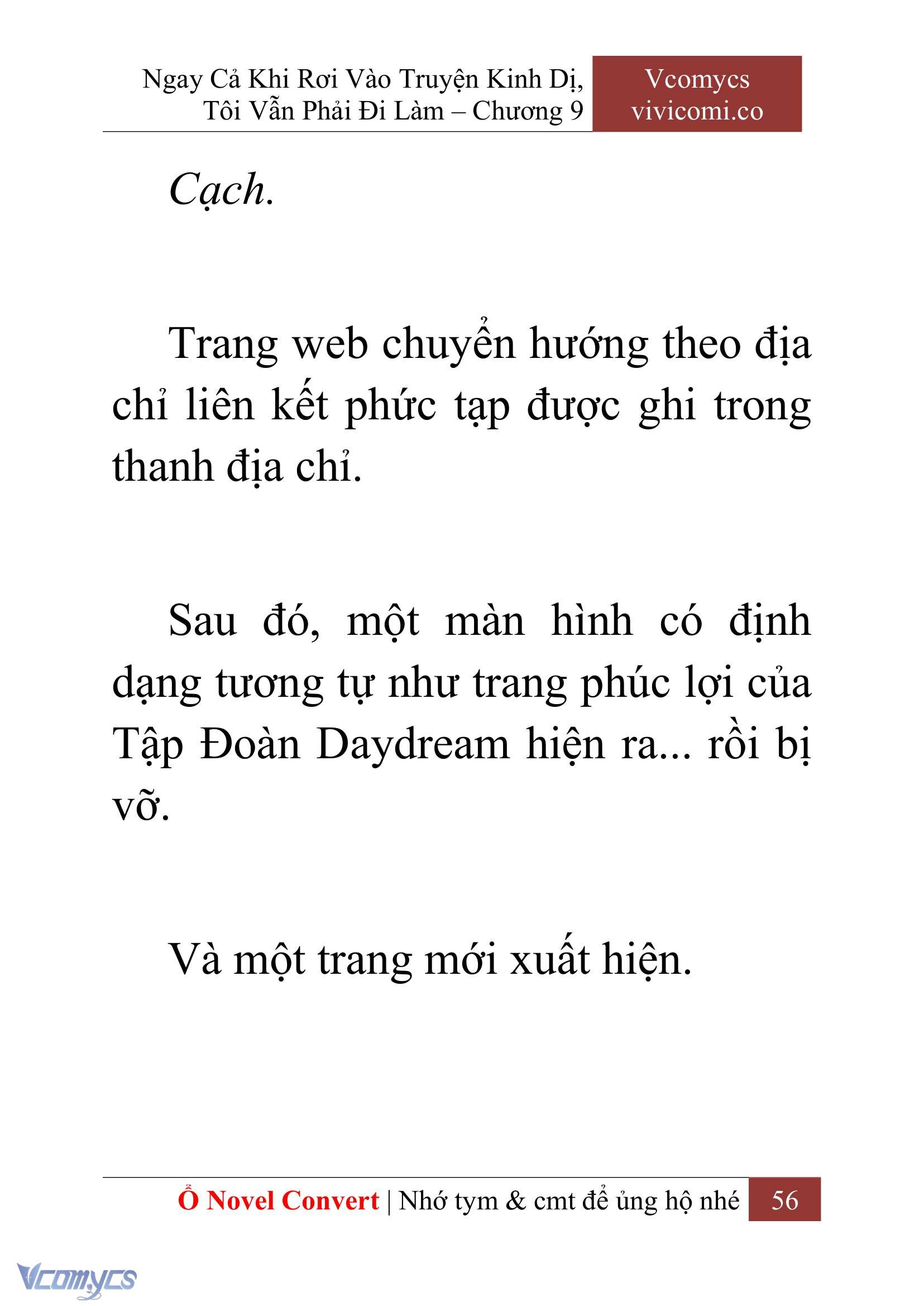 [Novel] Ngay Cả Khi Rơi Vào Truyện Kinh Dị, Tôi Vẫn Phải Đi Làm Chap 9 - Next Chap 10