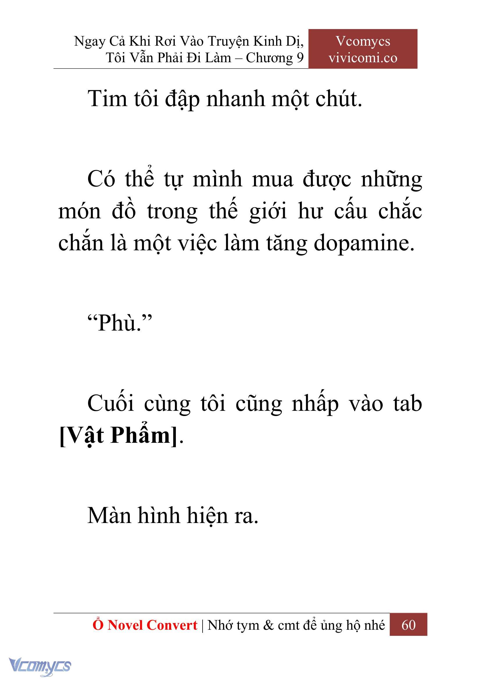 [Novel] Ngay Cả Khi Rơi Vào Truyện Kinh Dị, Tôi Vẫn Phải Đi Làm Chap 9 - Next Chap 10