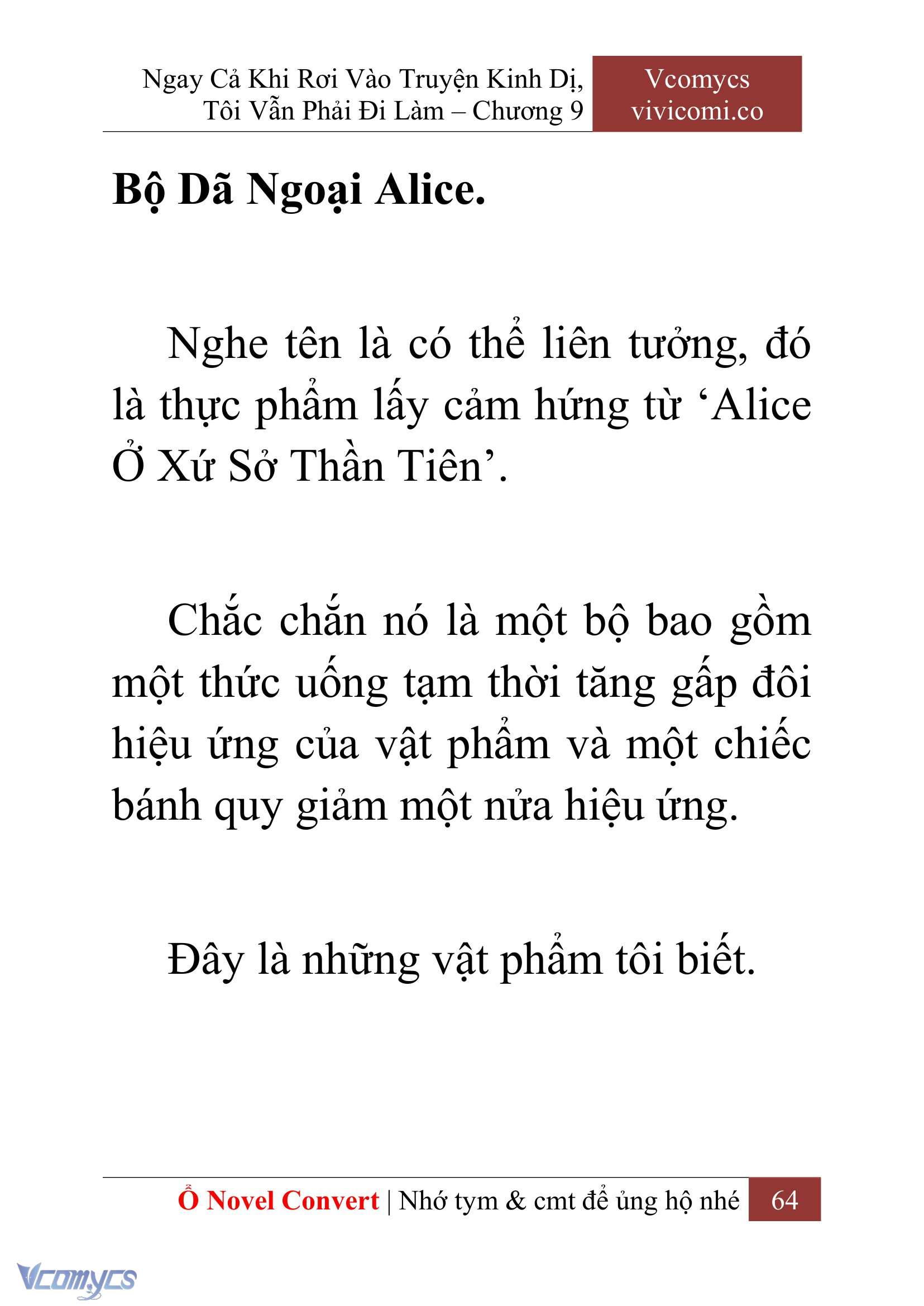 [Novel] Ngay Cả Khi Rơi Vào Truyện Kinh Dị, Tôi Vẫn Phải Đi Làm Chap 9 - Next Chap 10