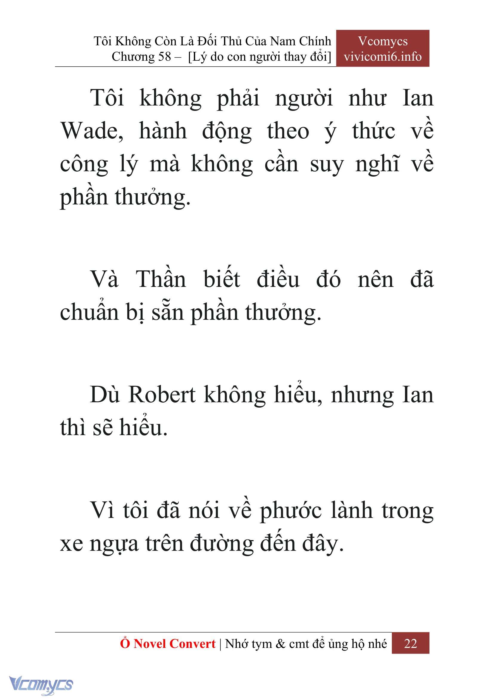 [Novel] Tôi Không Còn Là Đối Thủ Của Nam Chính Chap 58 - Next Chap 59