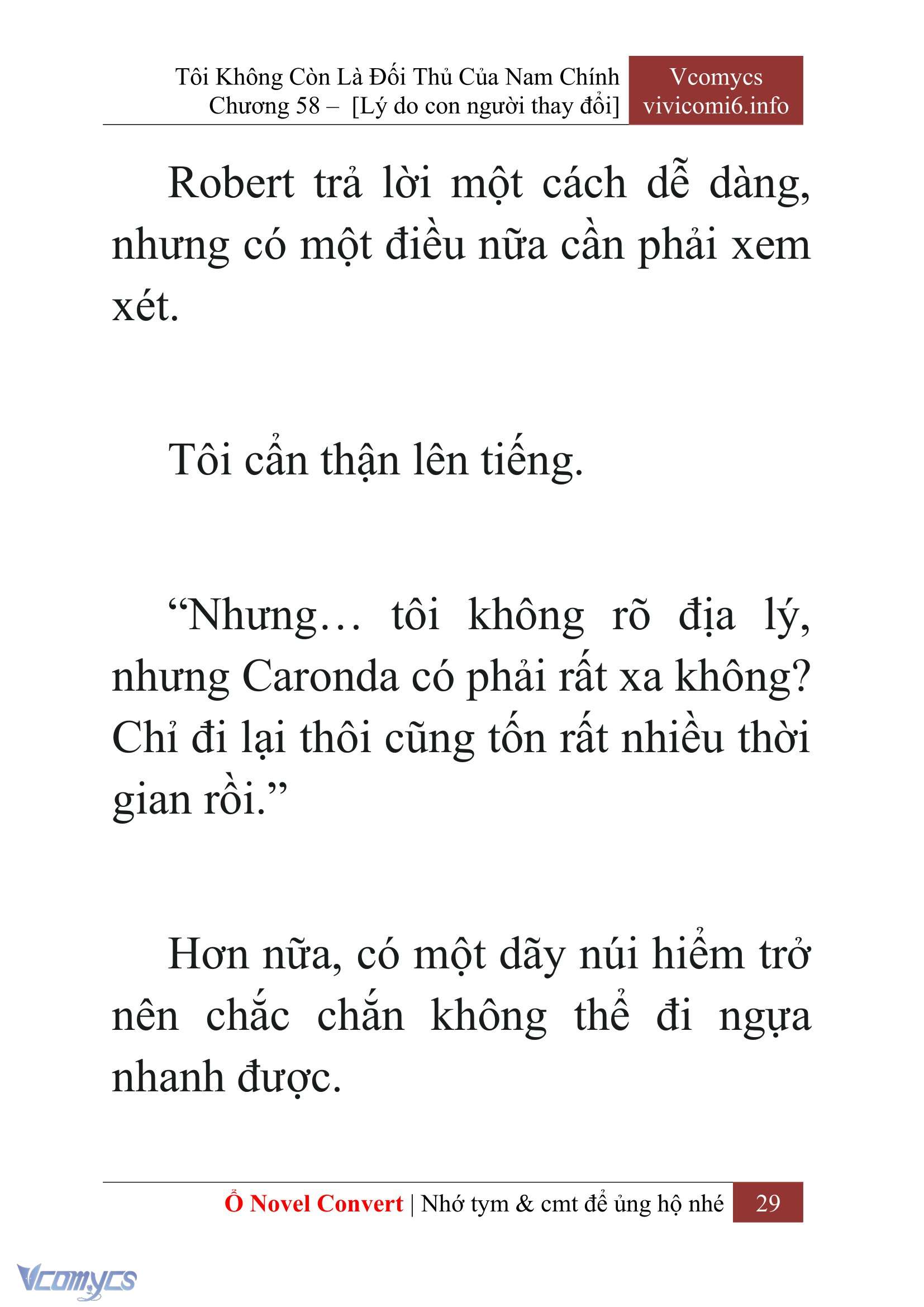 [Novel] Tôi Không Còn Là Đối Thủ Của Nam Chính Chap 58 - Next Chap 59