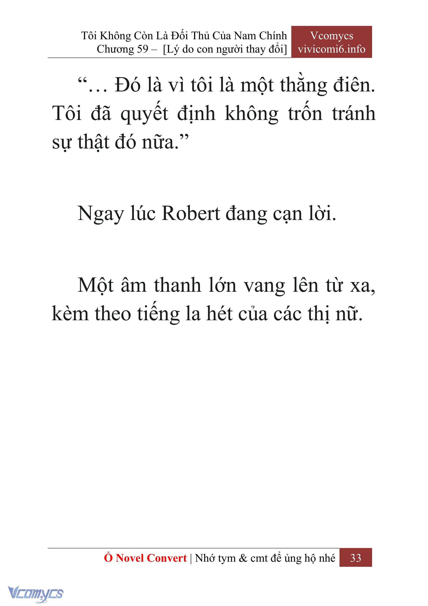 [Novel] Tôi Không Còn Là Đối Thủ Của Nam Chính Chap 59 - Next Chap 60