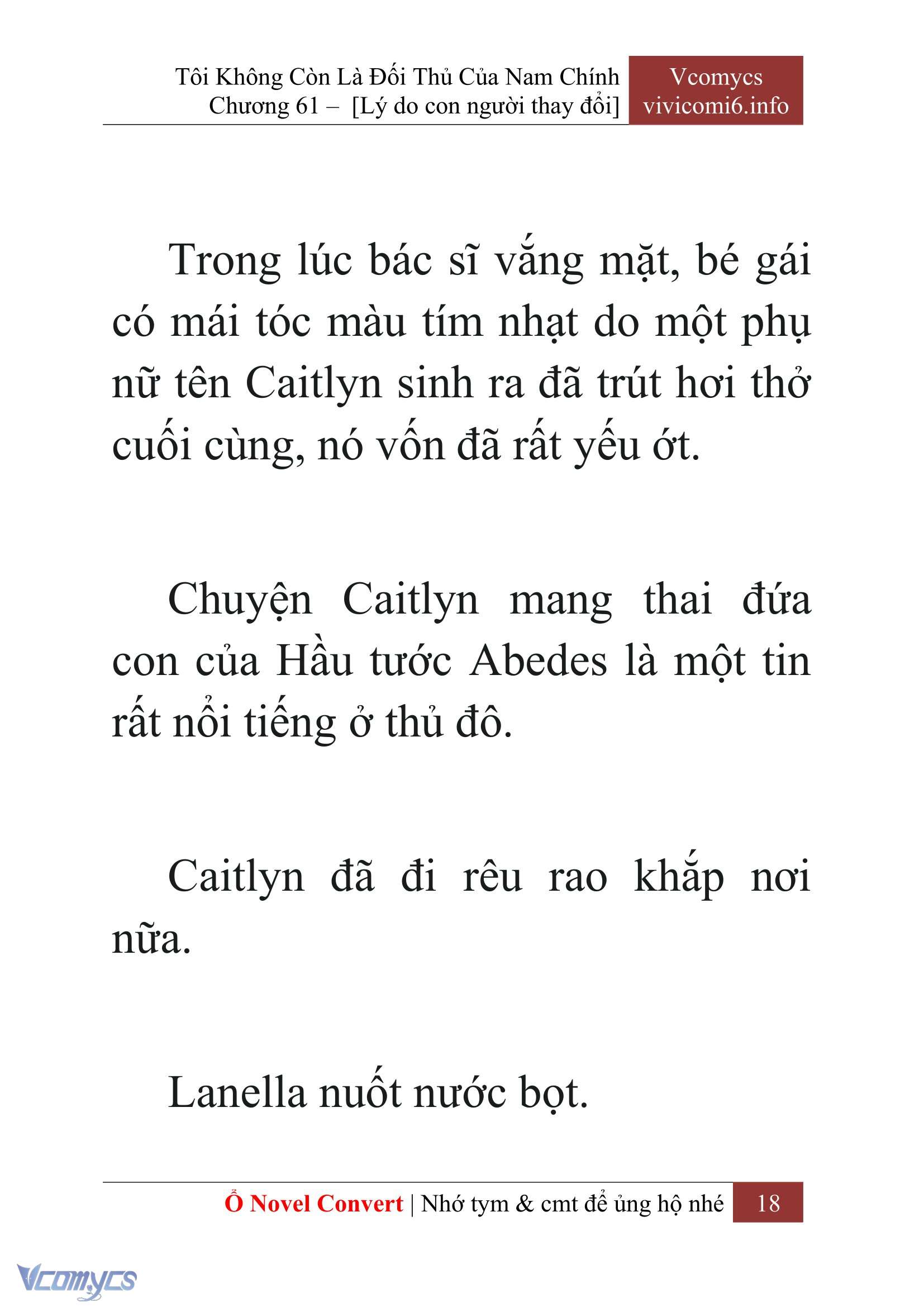 [Novel] Tôi Không Còn Là Đối Thủ Của Nam Chính Chap 61 - Next Chap 62