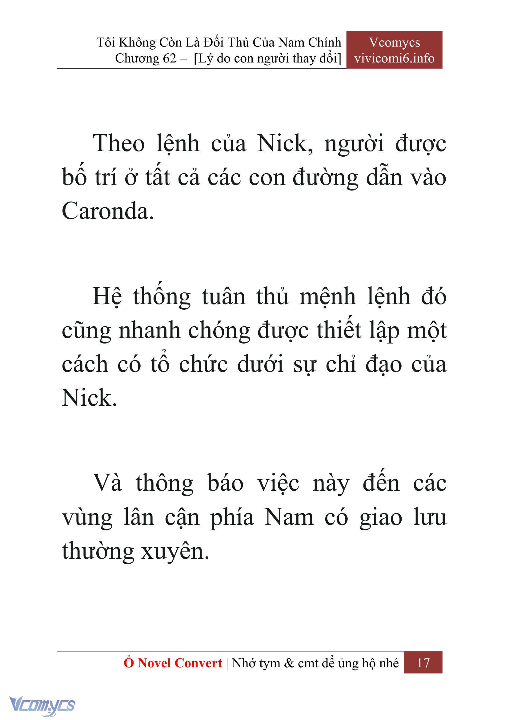 [Novel] Tôi Không Còn Là Đối Thủ Của Nam Chính Chap 62 - Next Chap 63