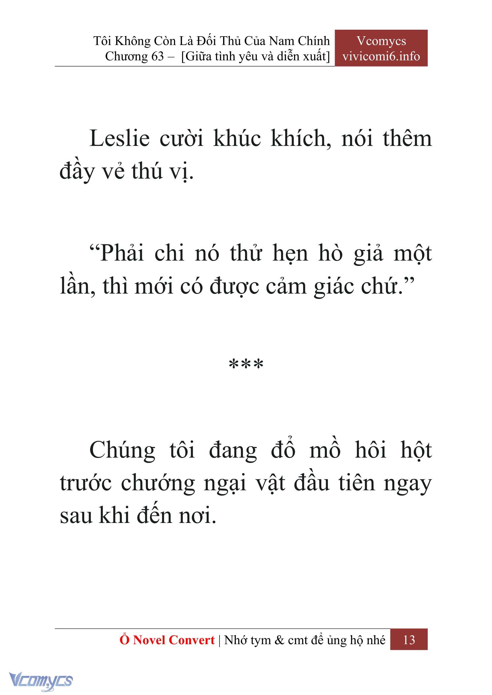 [Novel] Tôi Không Còn Là Đối Thủ Của Nam Chính Chap 63 - Next Chap 64