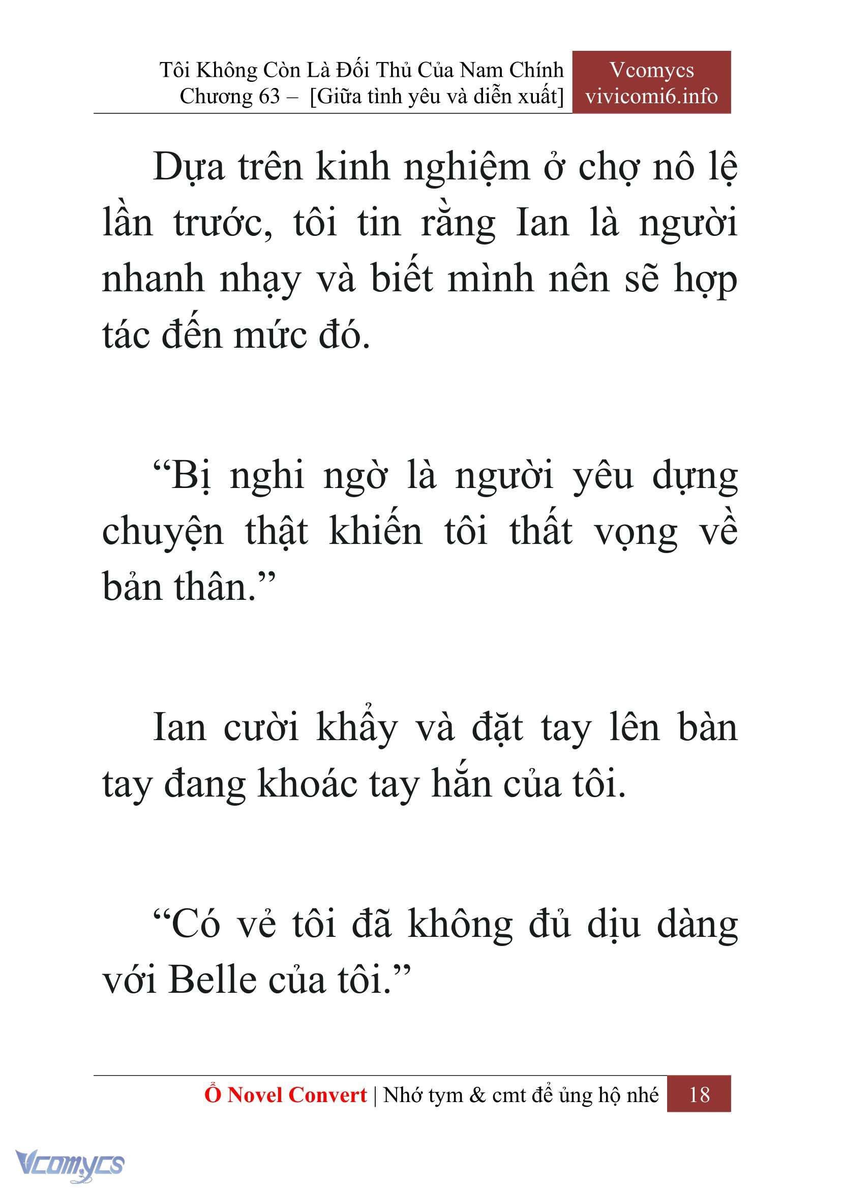 [Novel] Tôi Không Còn Là Đối Thủ Của Nam Chính Chap 63 - Next Chap 64
