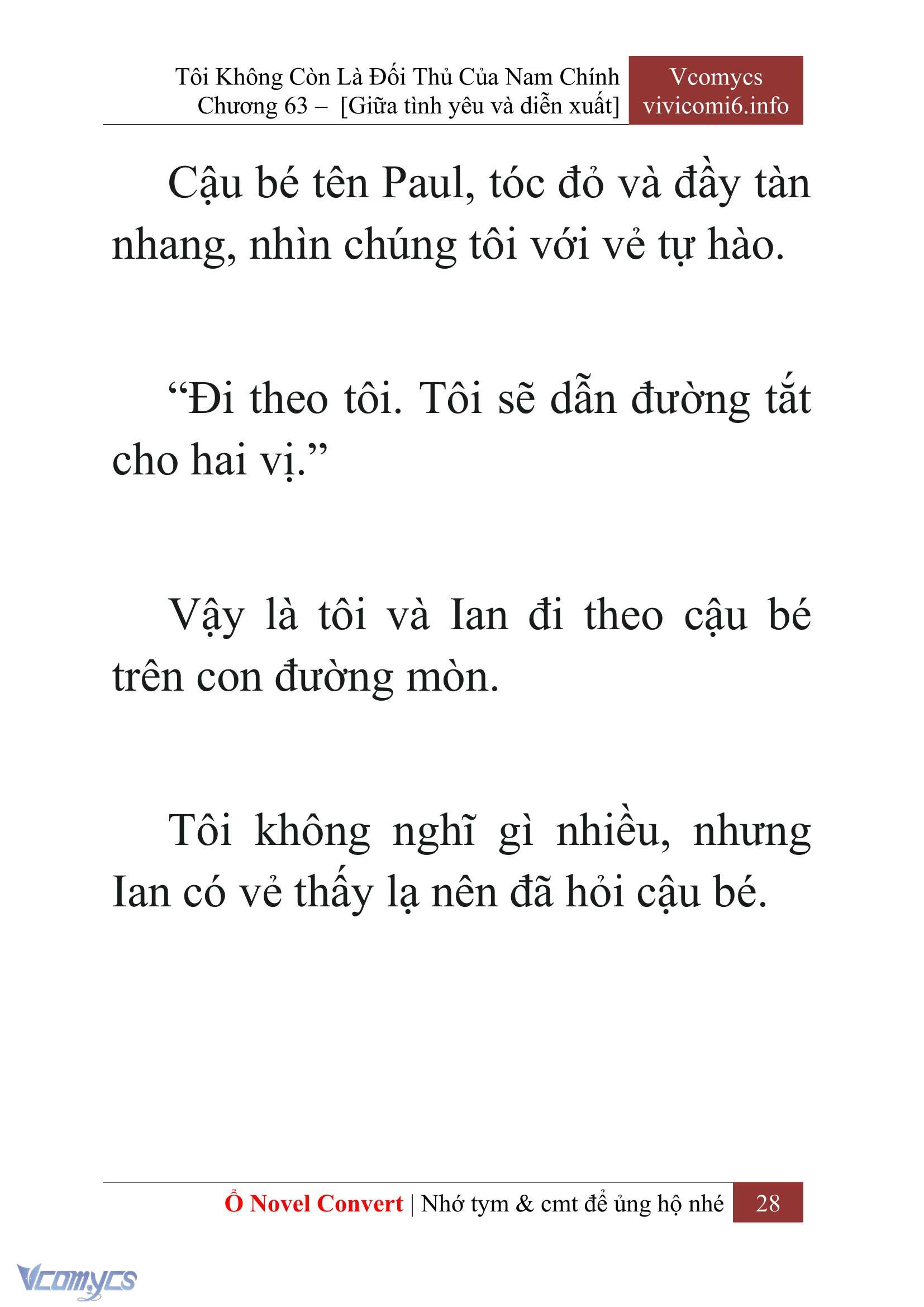 [Novel] Tôi Không Còn Là Đối Thủ Của Nam Chính Chap 63 - Next Chap 64
