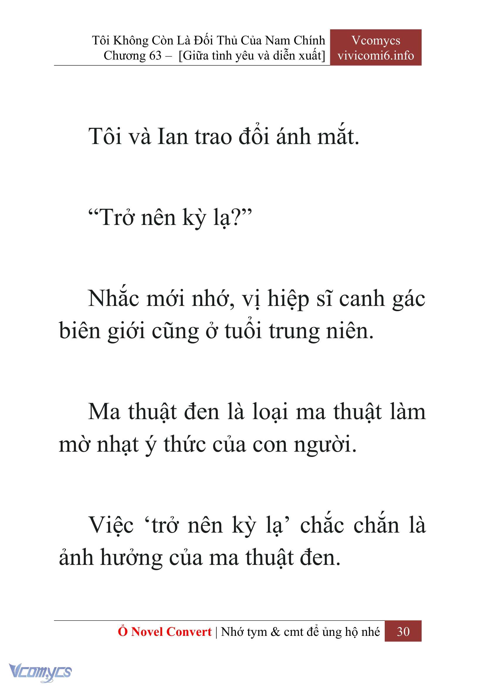 [Novel] Tôi Không Còn Là Đối Thủ Của Nam Chính Chap 63 - Next Chap 64