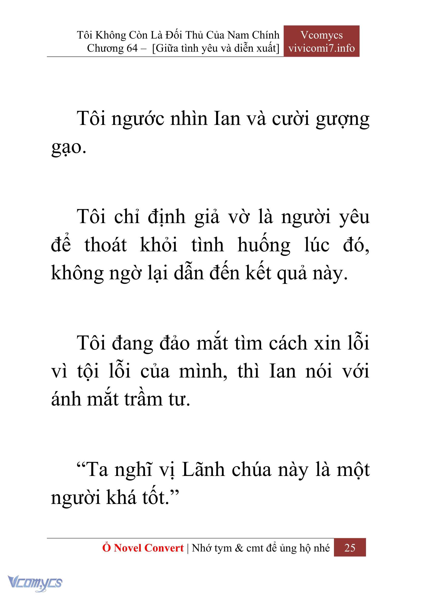 [Novel] Tôi Không Còn Là Đối Thủ Của Nam Chính Chap 64 - Next Chap 65