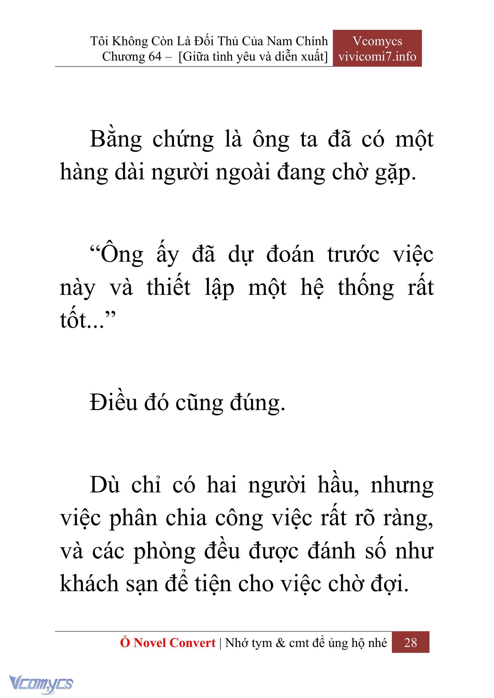 [Novel] Tôi Không Còn Là Đối Thủ Của Nam Chính Chap 64 - Next Chap 65