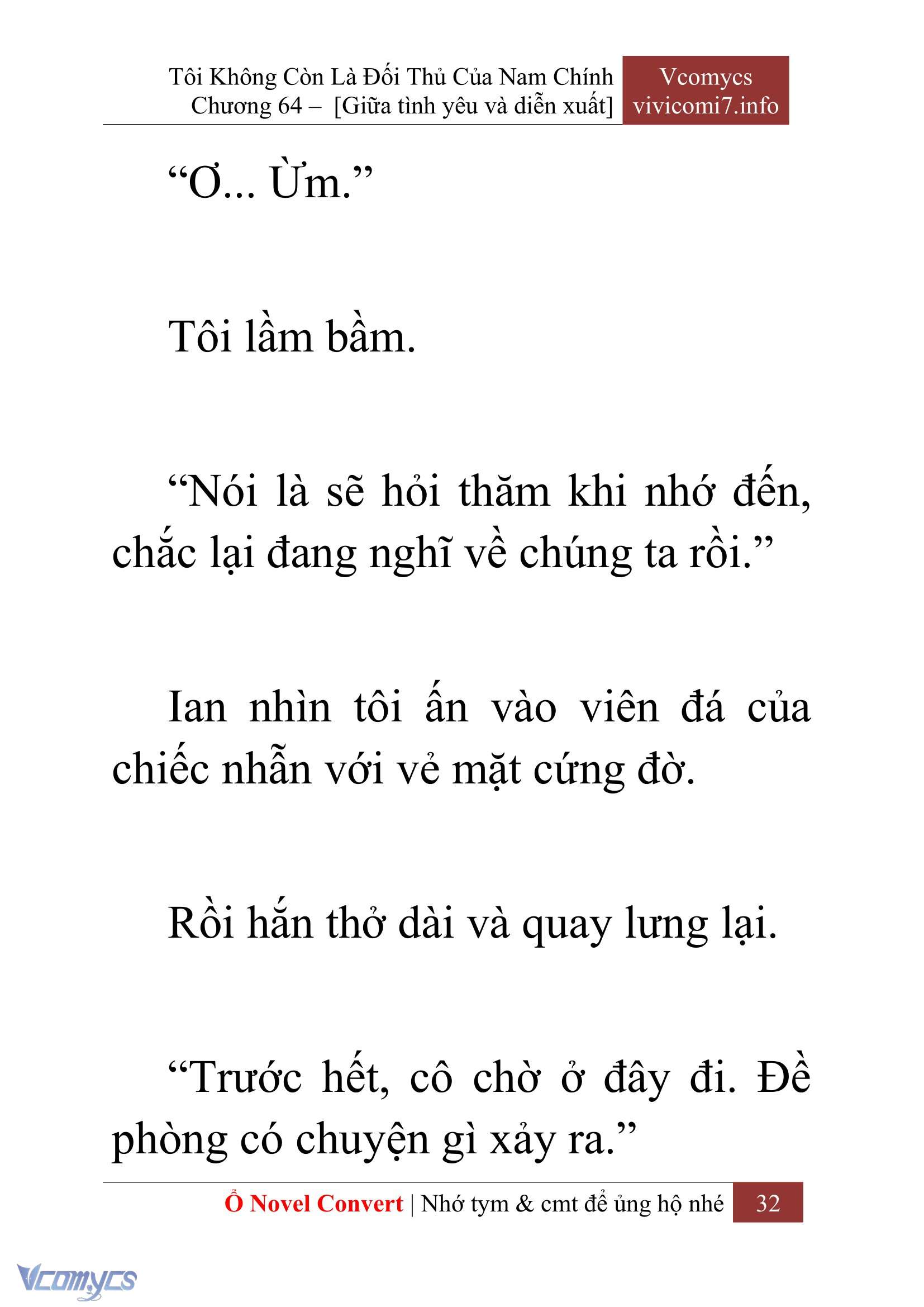 [Novel] Tôi Không Còn Là Đối Thủ Của Nam Chính Chap 64 - Next Chap 65
