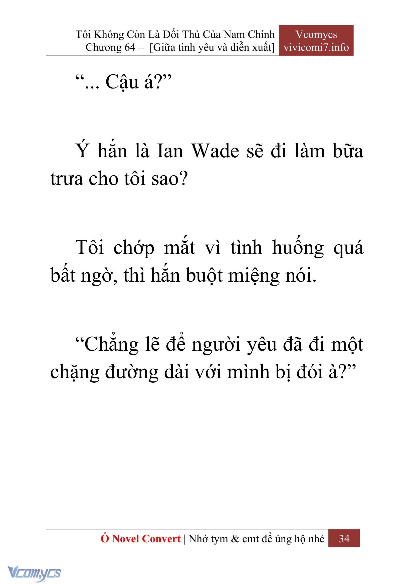 [Novel] Tôi Không Còn Là Đối Thủ Của Nam Chính Chap 64 - Next Chap 65