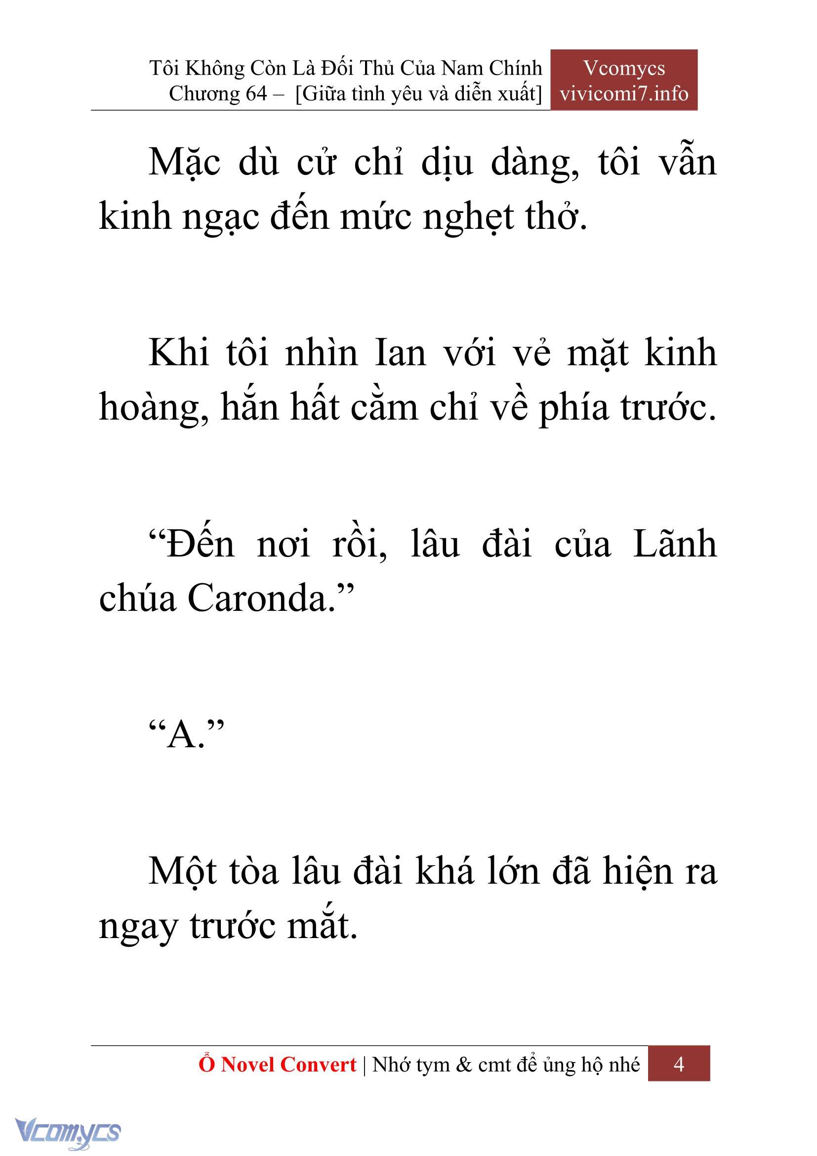 [Novel] Tôi Không Còn Là Đối Thủ Của Nam Chính Chap 64 - Next Chap 65