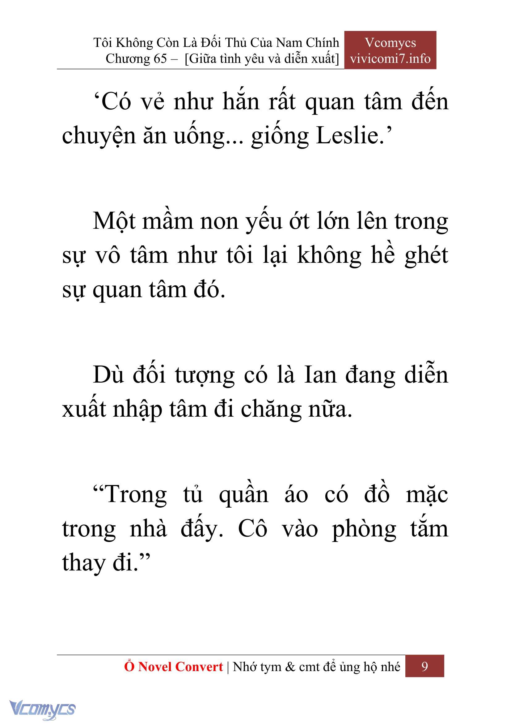 [Novel] Tôi Không Còn Là Đối Thủ Của Nam Chính Chap 65 - Next Chap 66