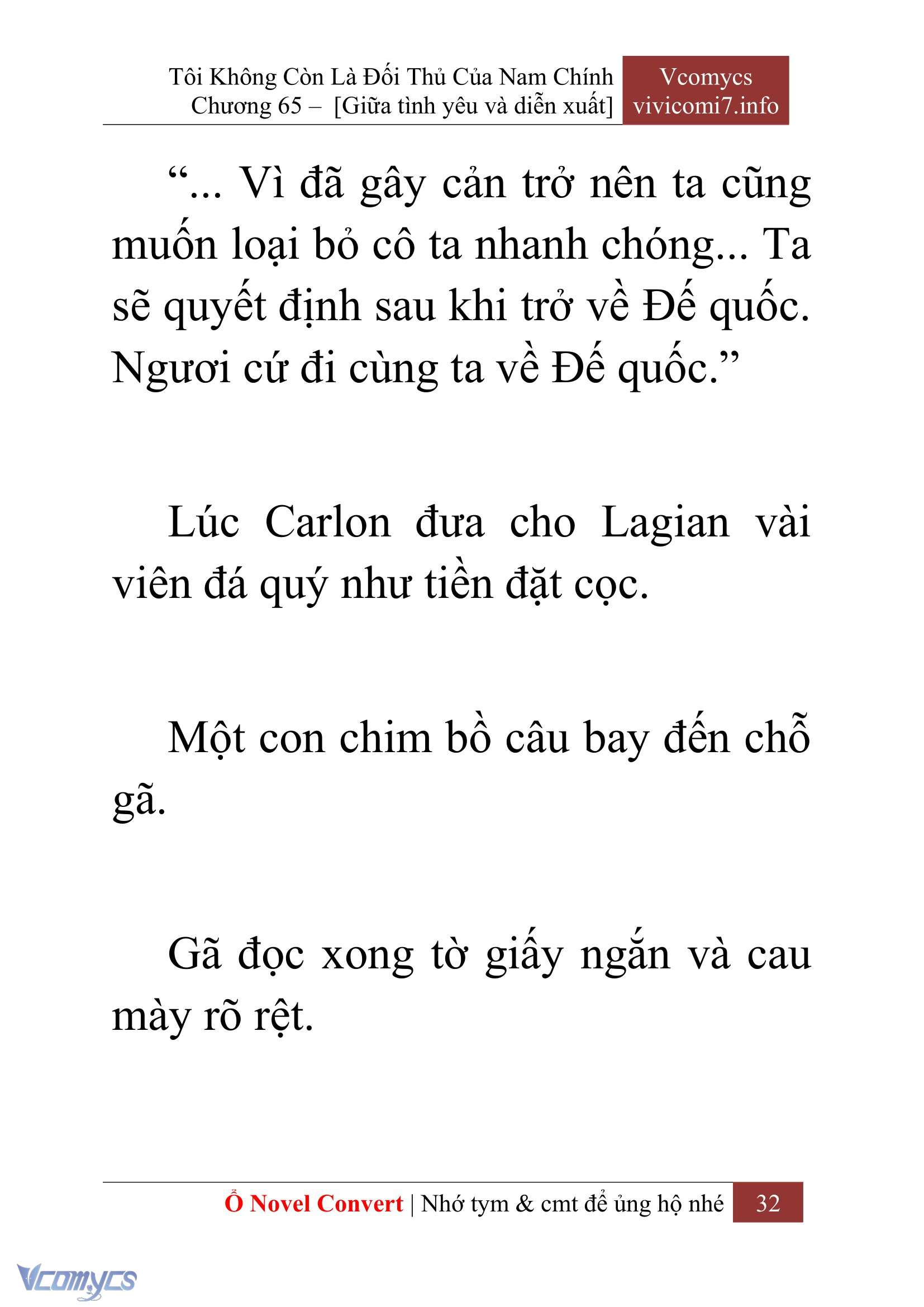 [Novel] Tôi Không Còn Là Đối Thủ Của Nam Chính Chap 65 - Next Chap 66