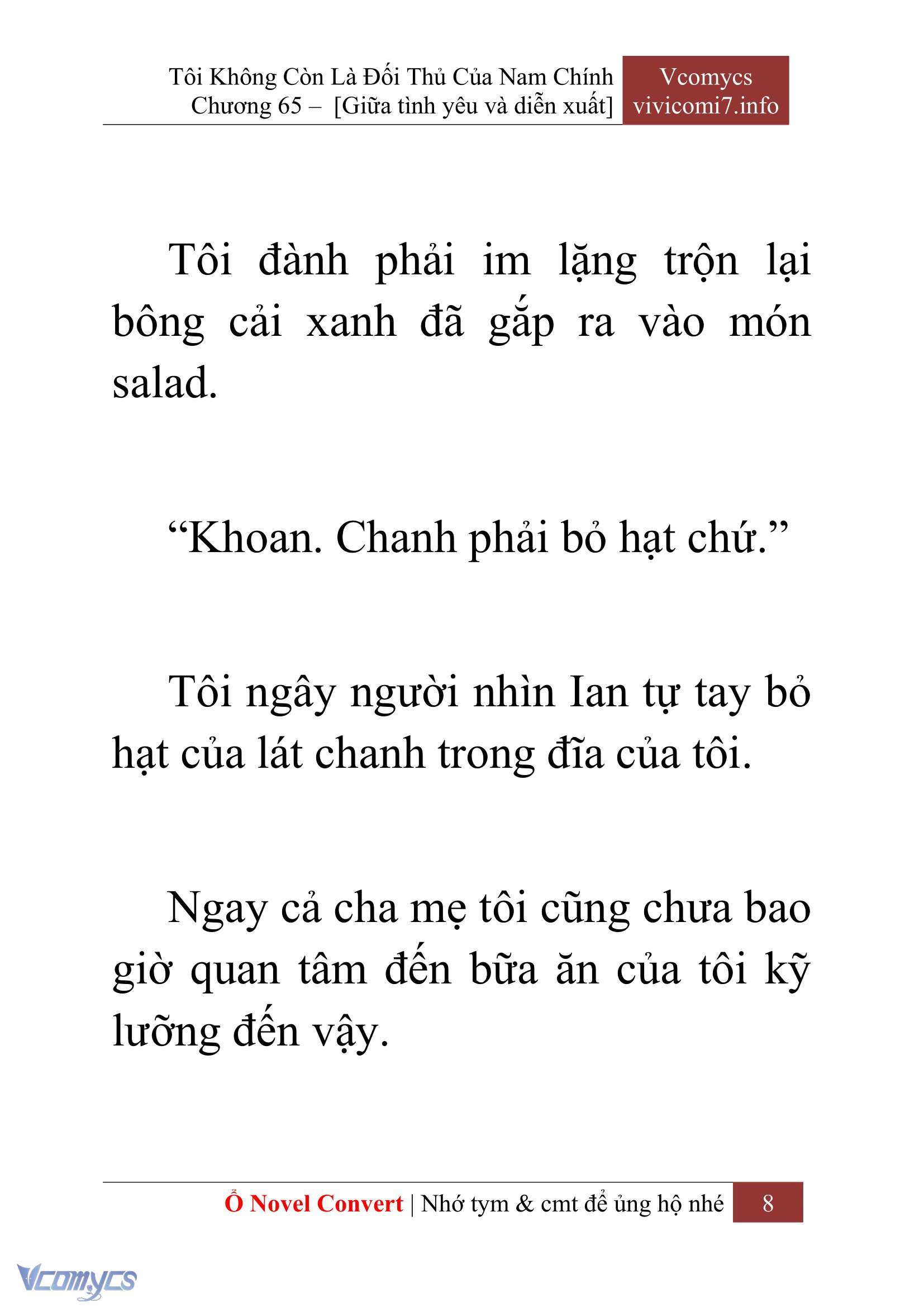 [Novel] Tôi Không Còn Là Đối Thủ Của Nam Chính Chap 65 - Next Chap 66