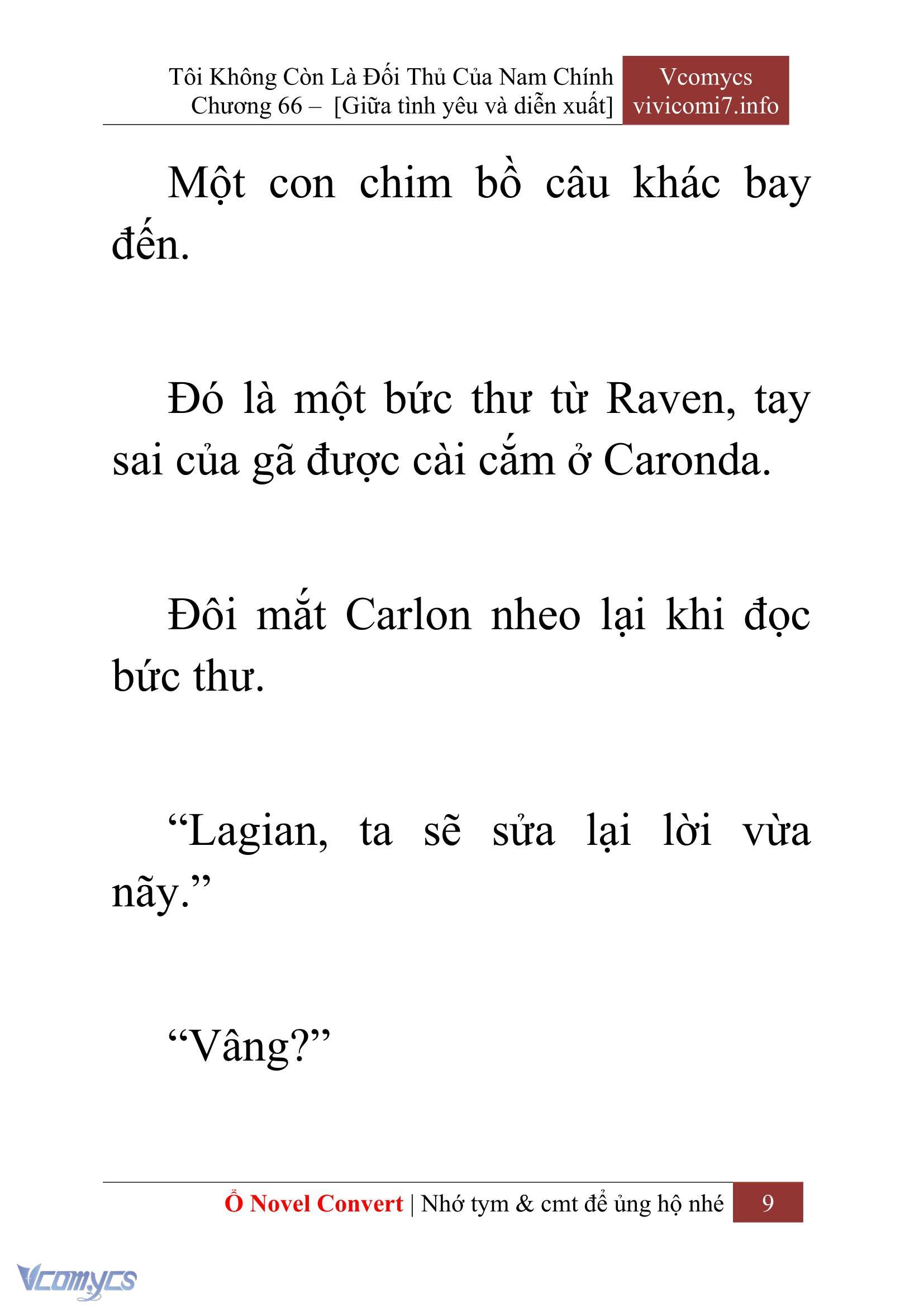 [Novel] Tôi Không Còn Là Đối Thủ Của Nam Chính Chap 66 - Next Chap 67