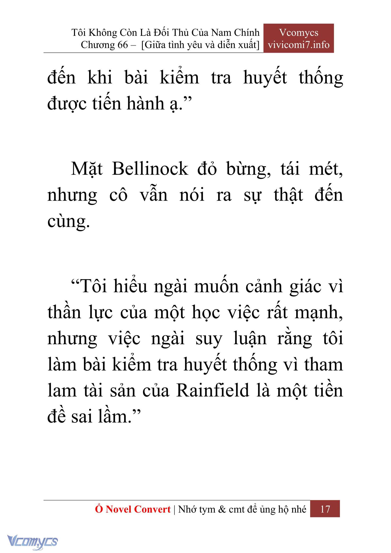[Novel] Tôi Không Còn Là Đối Thủ Của Nam Chính Chap 66 - Next Chap 67
