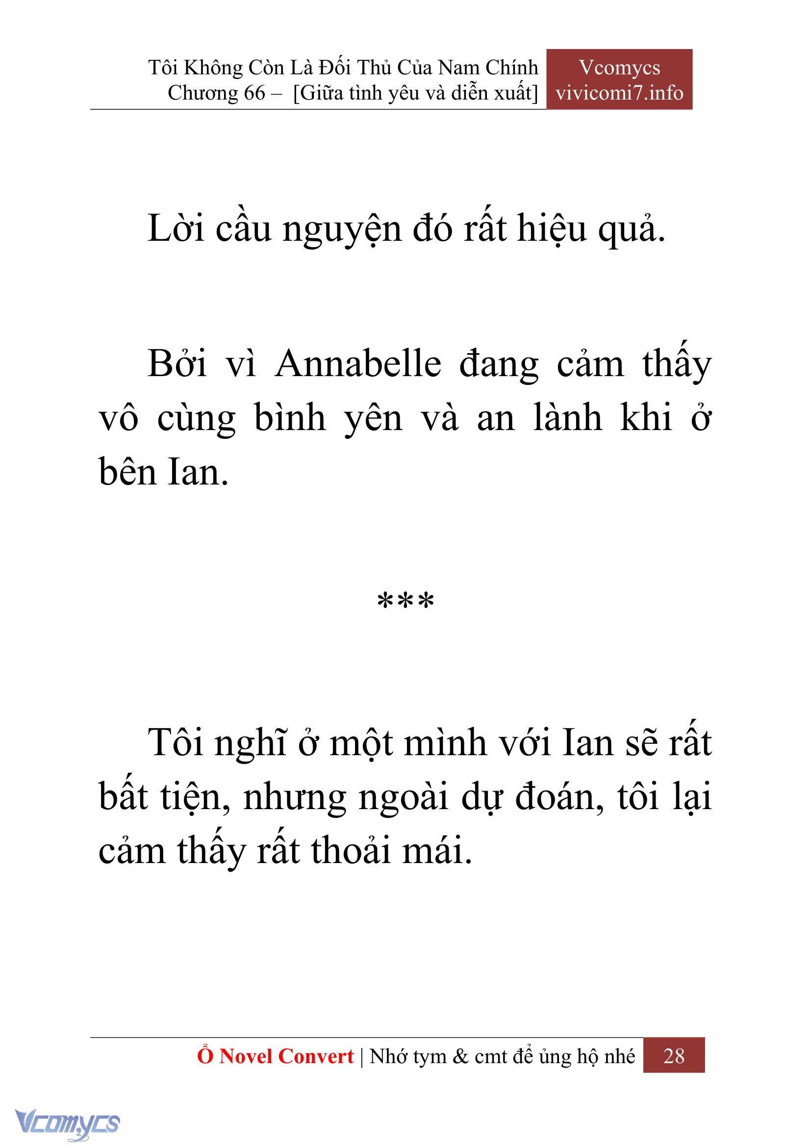 [Novel] Tôi Không Còn Là Đối Thủ Của Nam Chính Chap 66 - Next Chap 67
