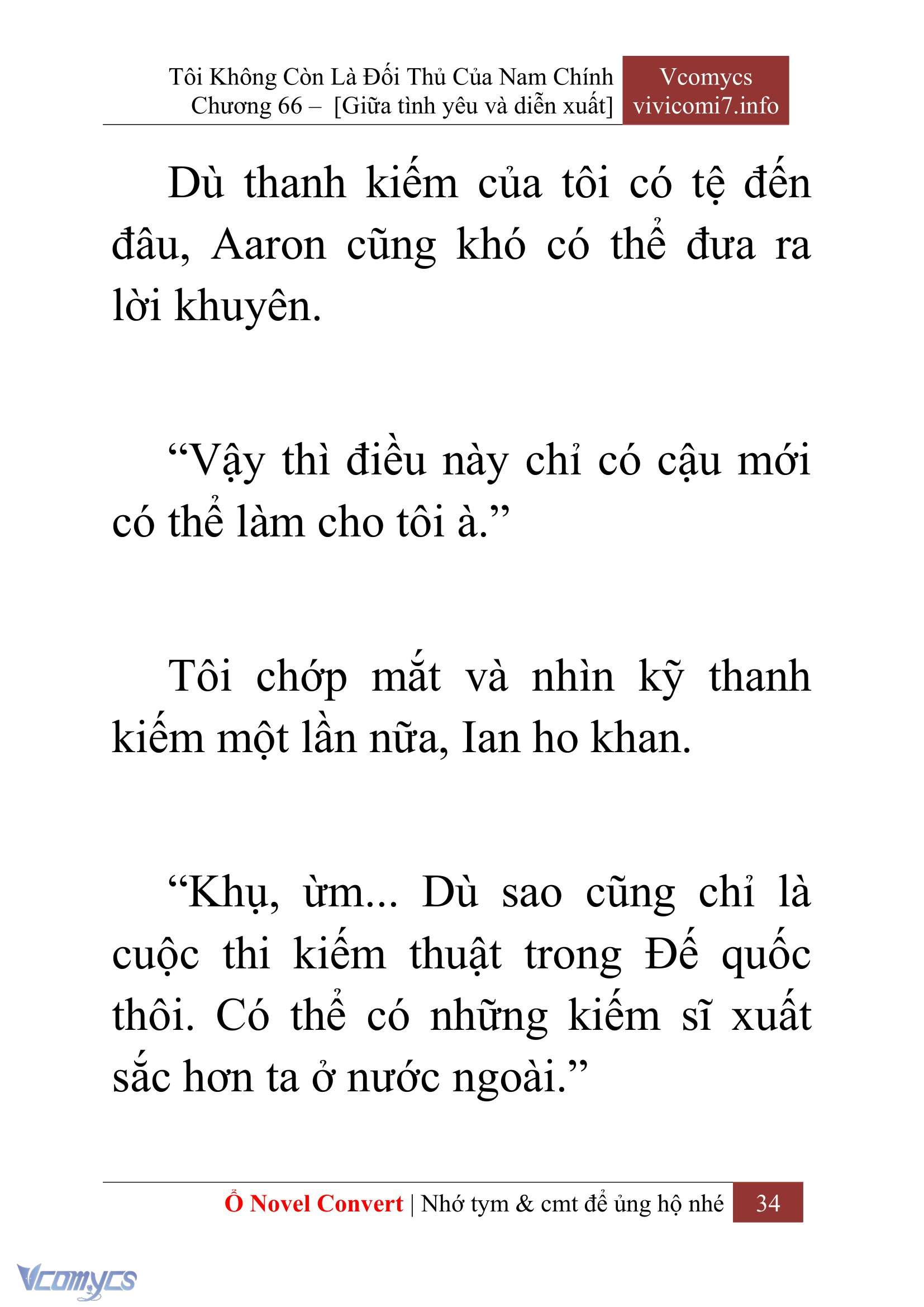 [Novel] Tôi Không Còn Là Đối Thủ Của Nam Chính Chap 66 - Next Chap 67