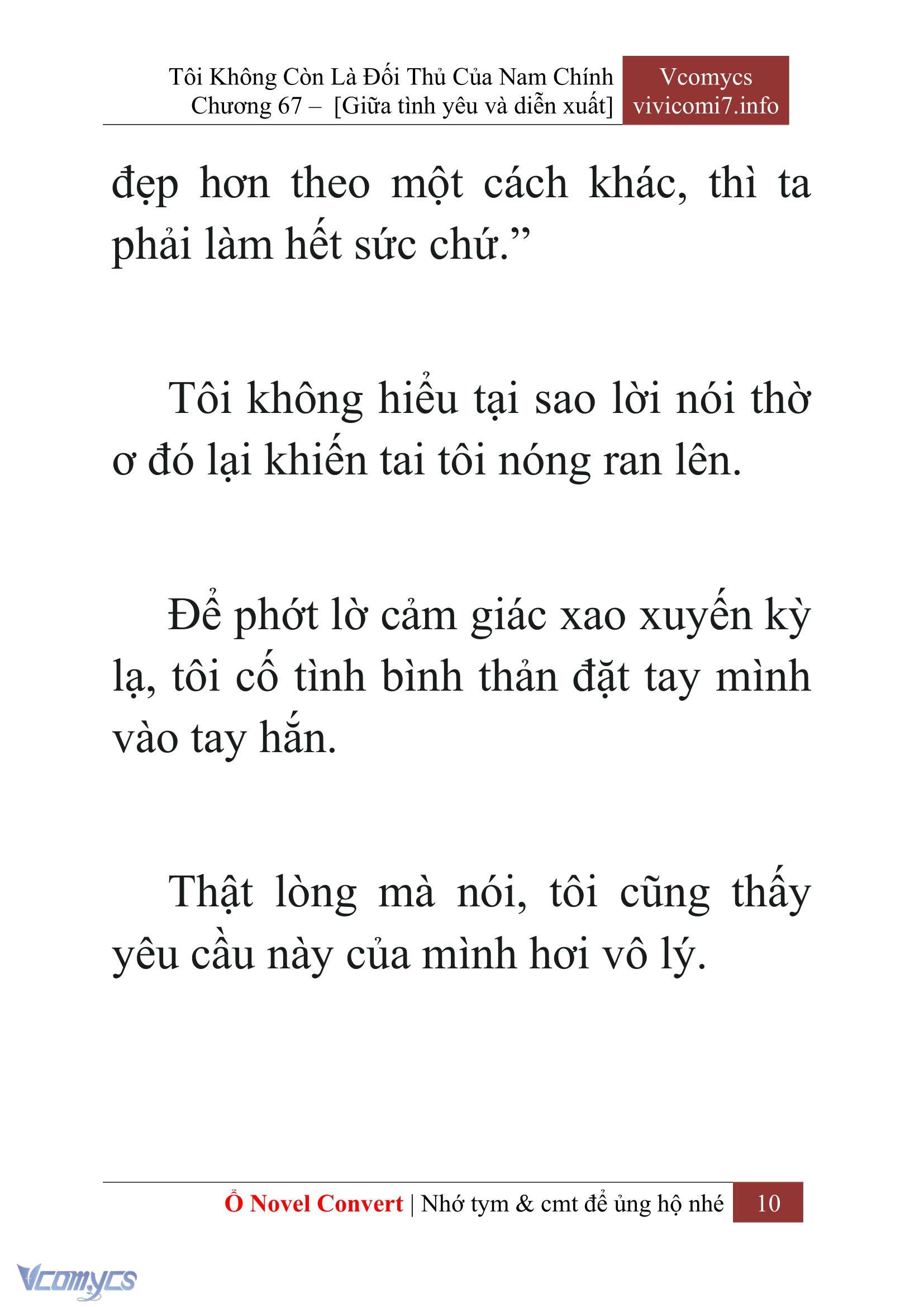 [Novel] Tôi Không Còn Là Đối Thủ Của Nam Chính Chap 67 - Next Chap 68