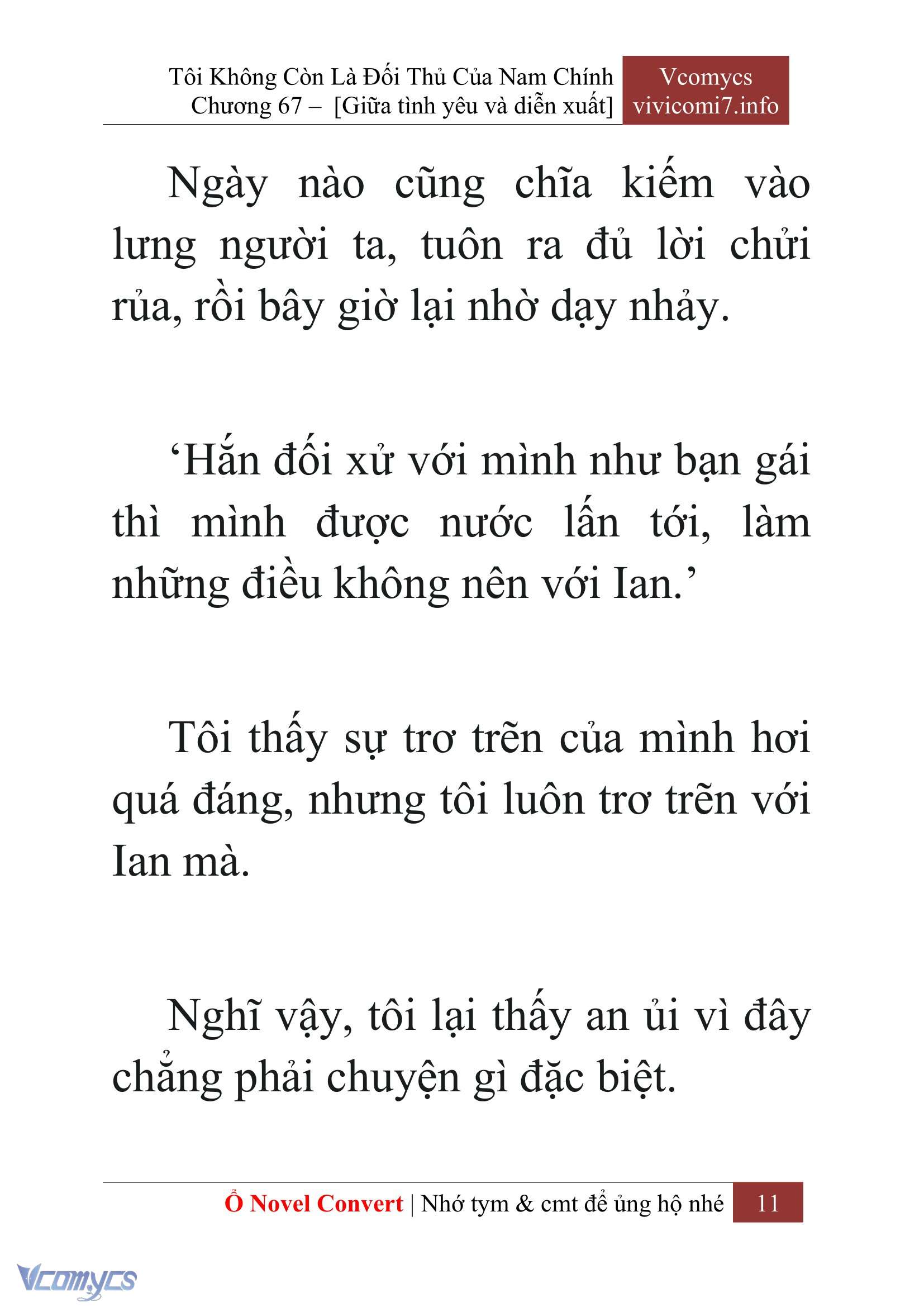 [Novel] Tôi Không Còn Là Đối Thủ Của Nam Chính Chap 67 - Next Chap 68