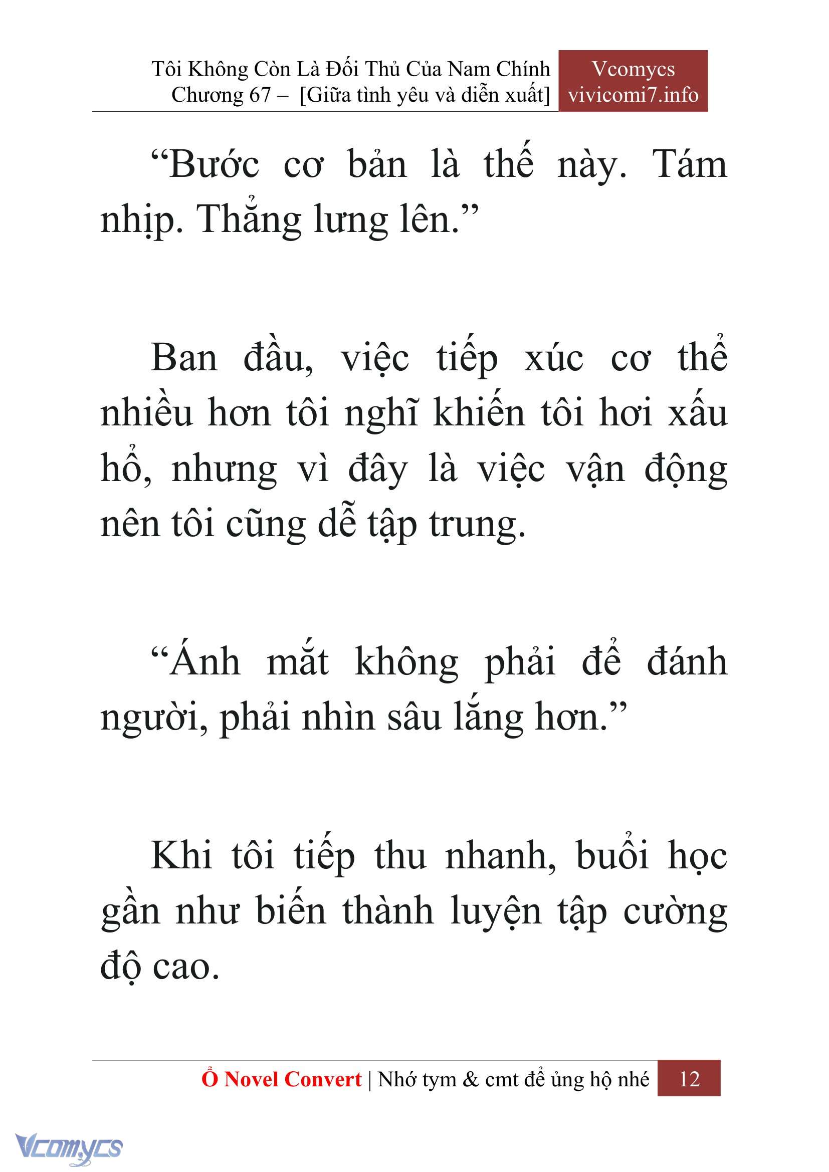 [Novel] Tôi Không Còn Là Đối Thủ Của Nam Chính Chap 67 - Next Chap 68