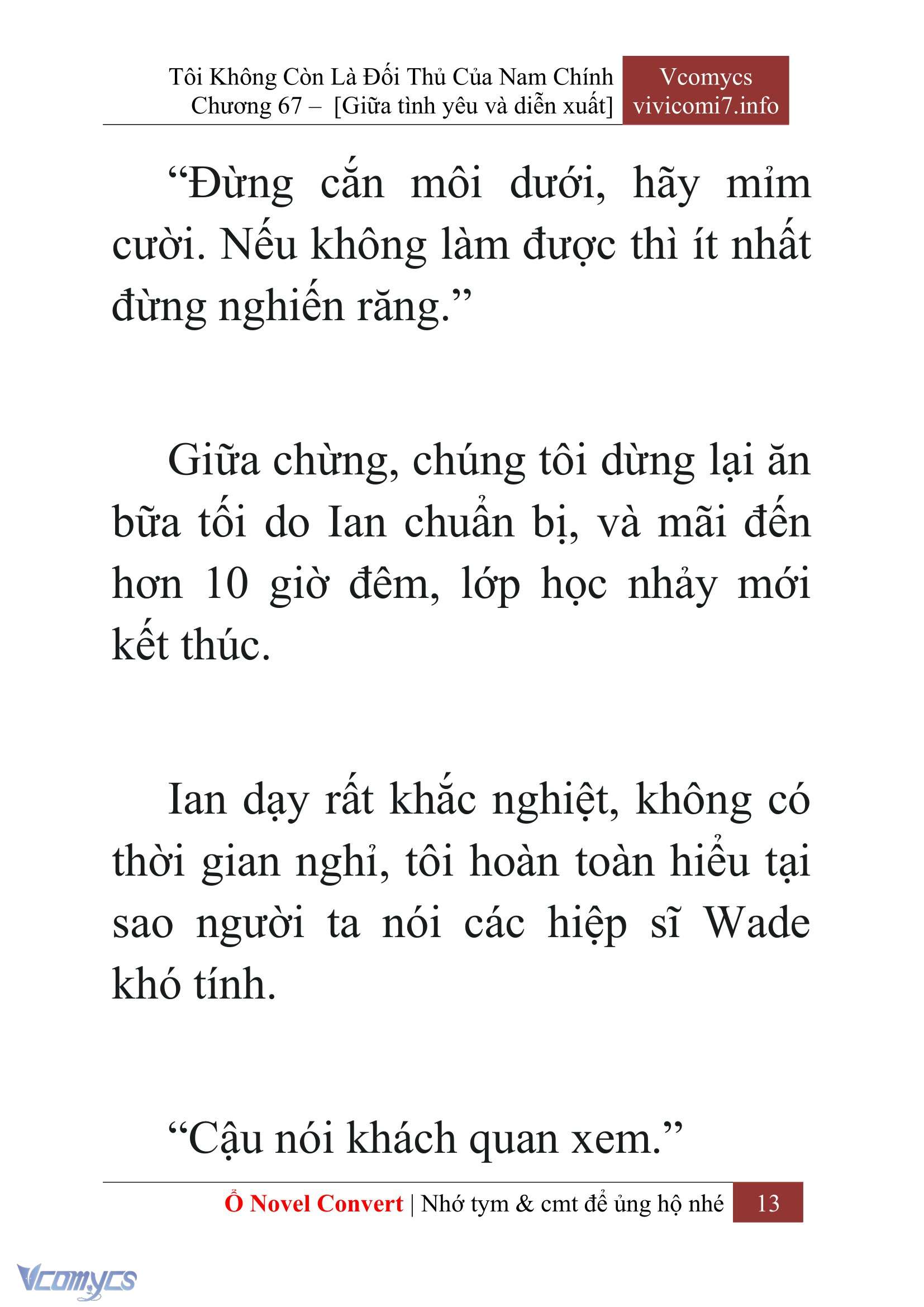 [Novel] Tôi Không Còn Là Đối Thủ Của Nam Chính Chap 67 - Next Chap 68
