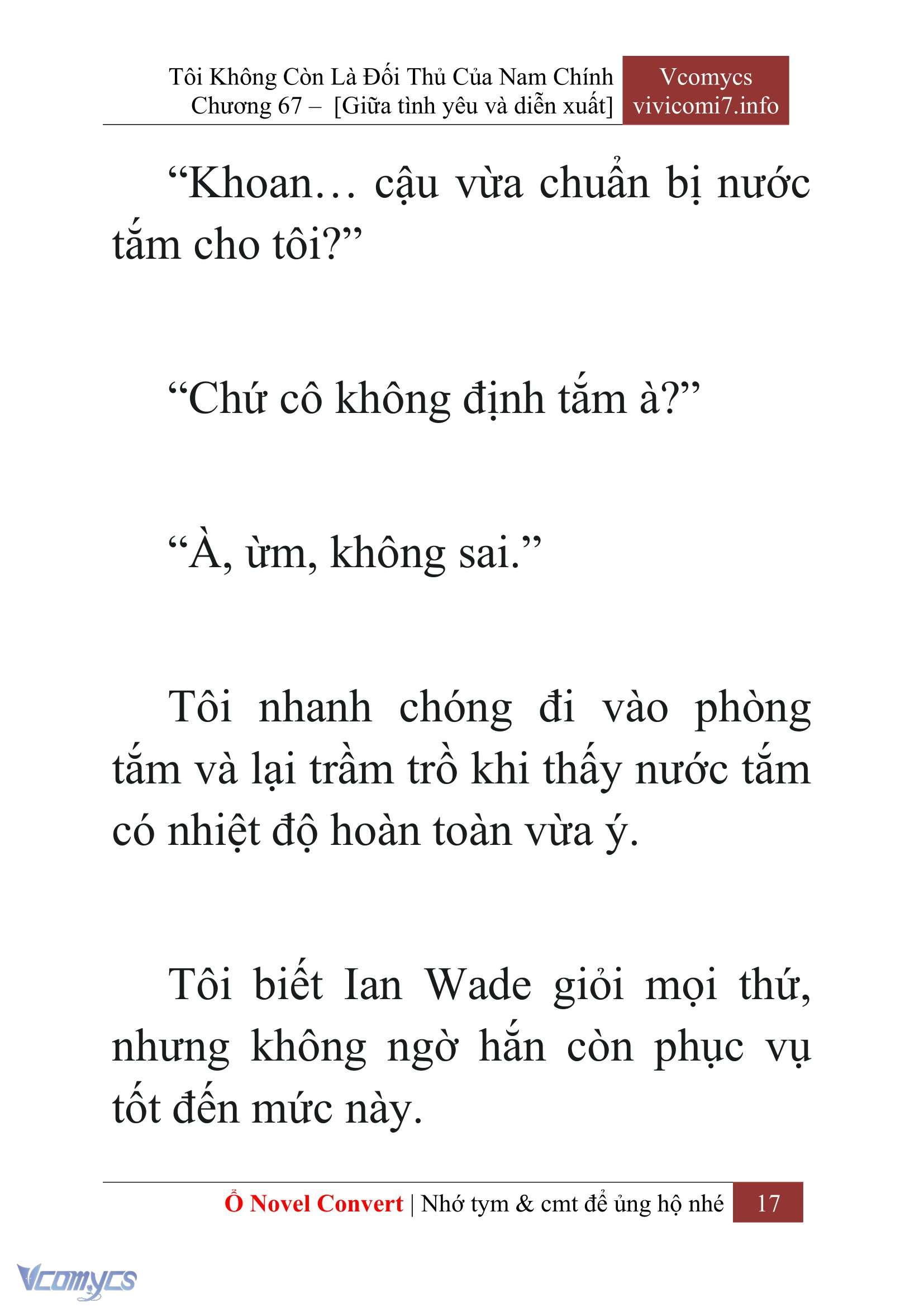 [Novel] Tôi Không Còn Là Đối Thủ Của Nam Chính Chap 67 - Next Chap 68