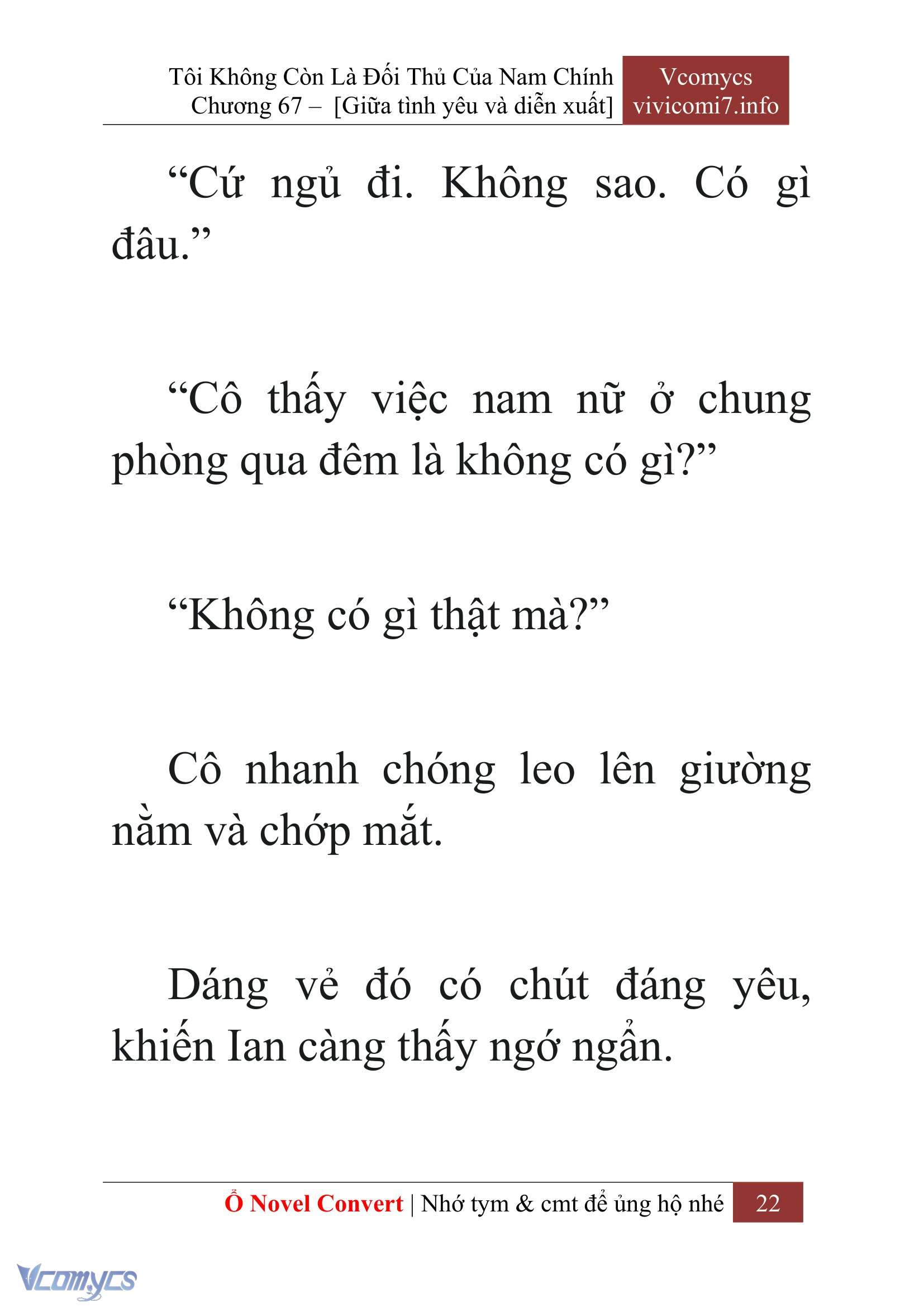 [Novel] Tôi Không Còn Là Đối Thủ Của Nam Chính Chap 67 - Next Chap 68