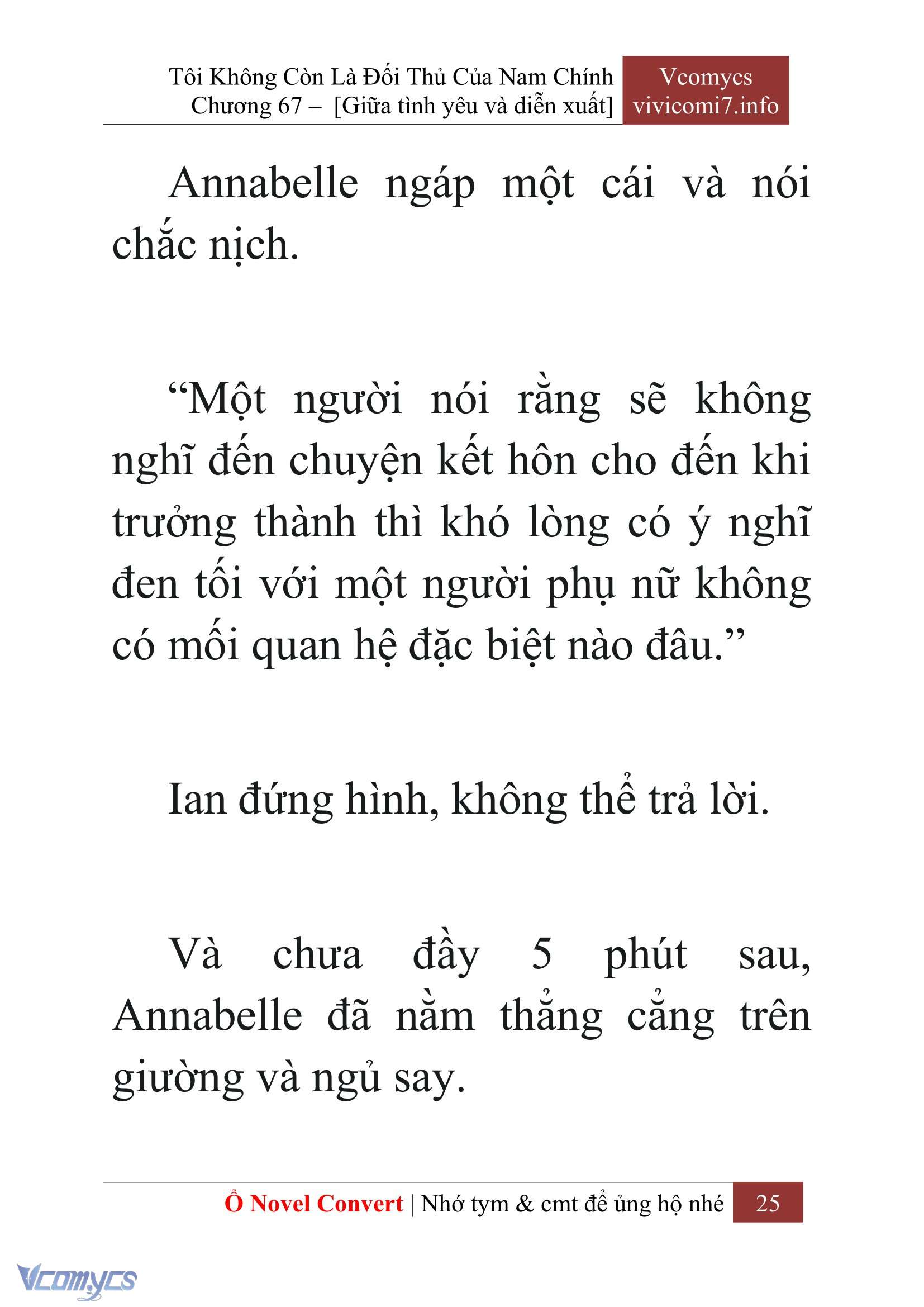 [Novel] Tôi Không Còn Là Đối Thủ Của Nam Chính Chap 67 - Next Chap 68