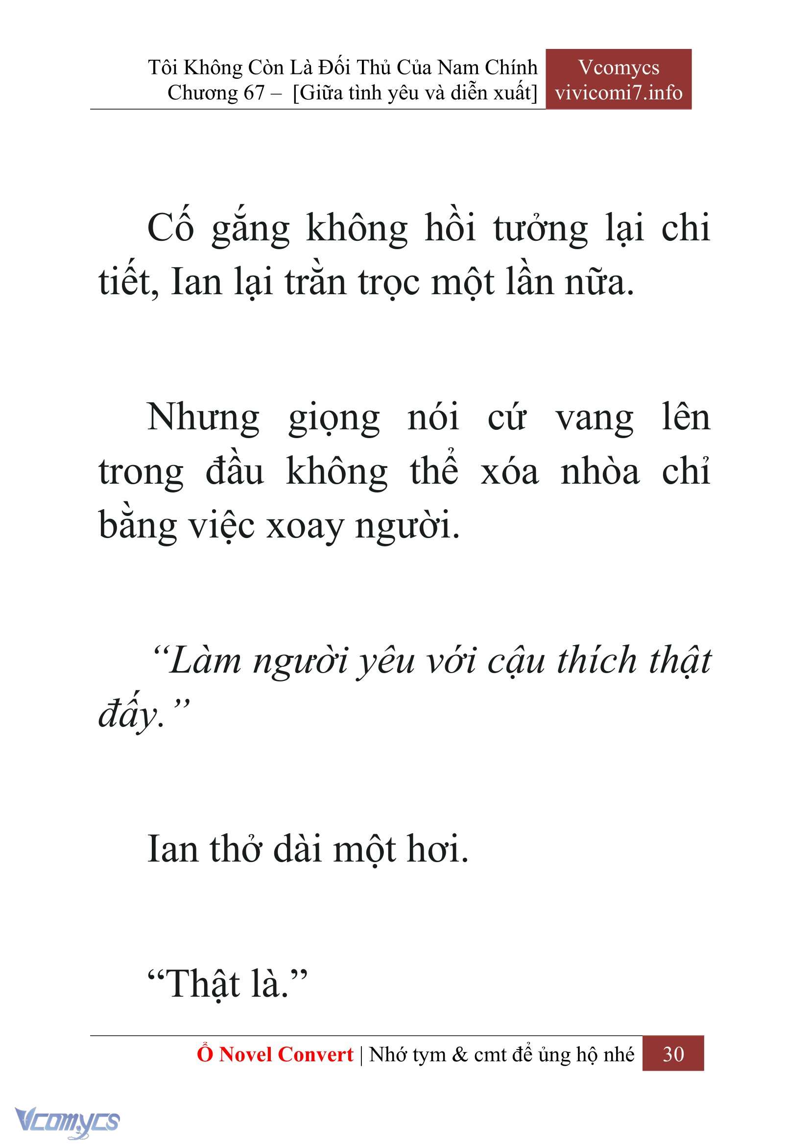 [Novel] Tôi Không Còn Là Đối Thủ Của Nam Chính Chap 67 - Next Chap 68