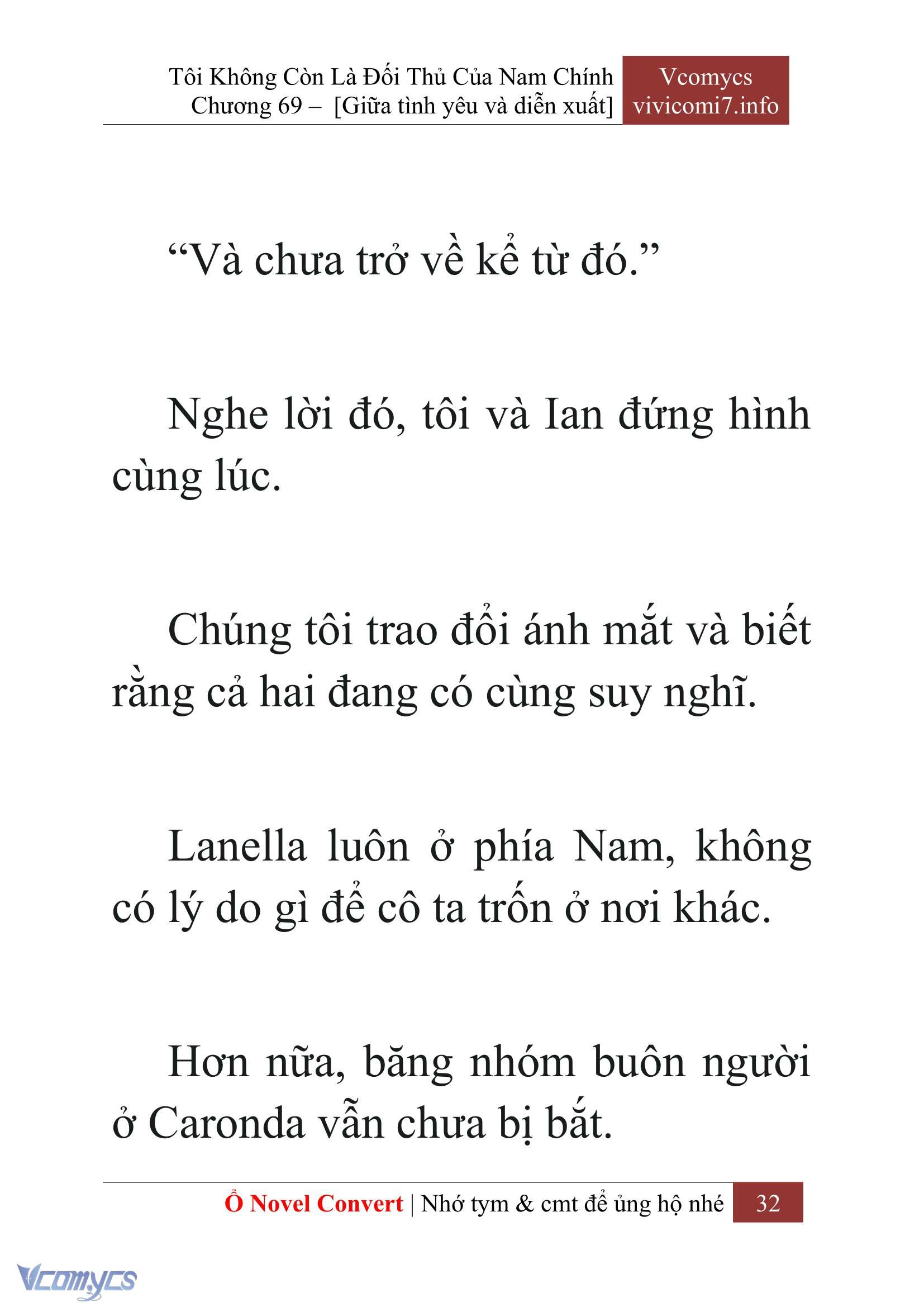 [Novel] Tôi Không Còn Là Đối Thủ Của Nam Chính Chap 69 - Next Chap 70