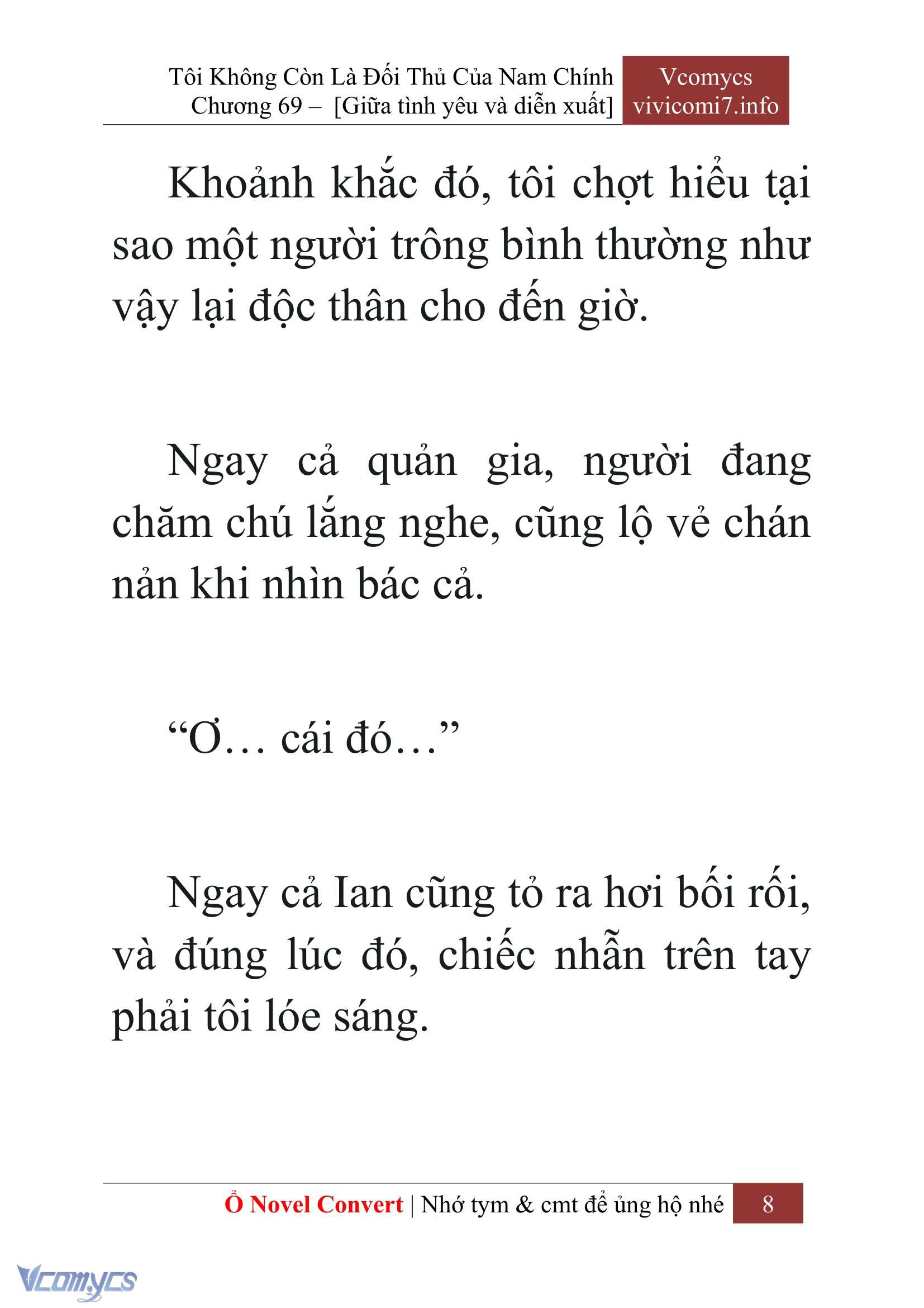 [Novel] Tôi Không Còn Là Đối Thủ Của Nam Chính Chap 69 - Next Chap 70