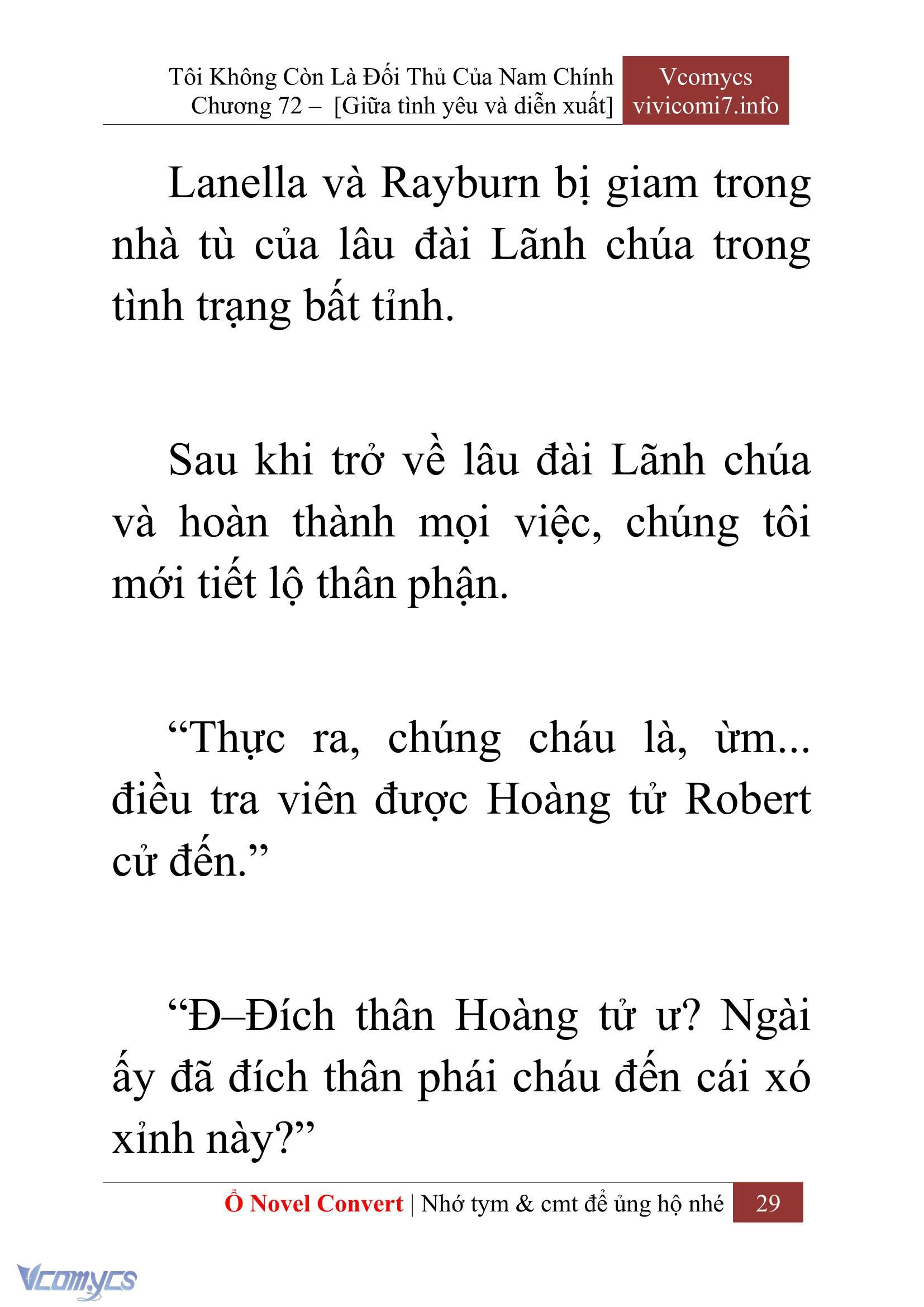 [Novel] Tôi Không Còn Là Đối Thủ Của Nam Chính Chap 72 - Next Chap 73