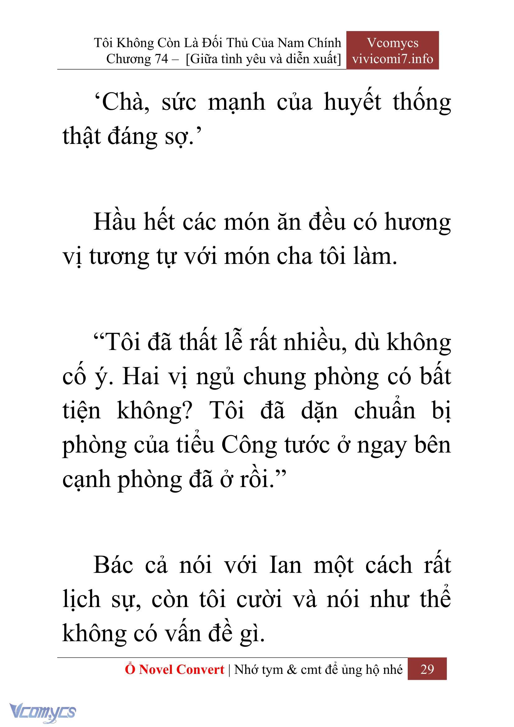 [Novel] Tôi Không Còn Là Đối Thủ Của Nam Chính Chap 74 - Next Chap 75