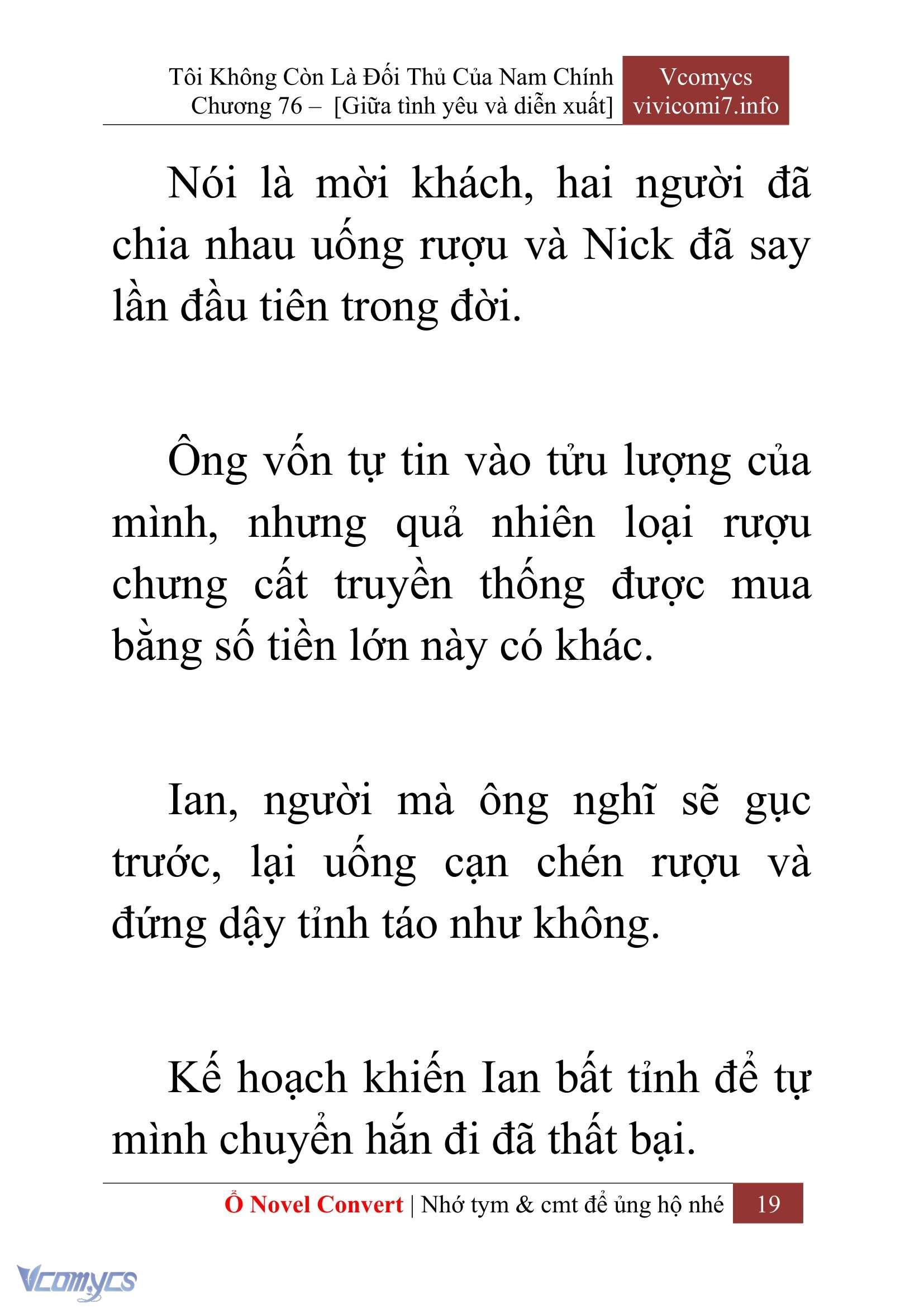 [Novel] Tôi Không Còn Là Đối Thủ Của Nam Chính Chap 76 - Next Chap 77