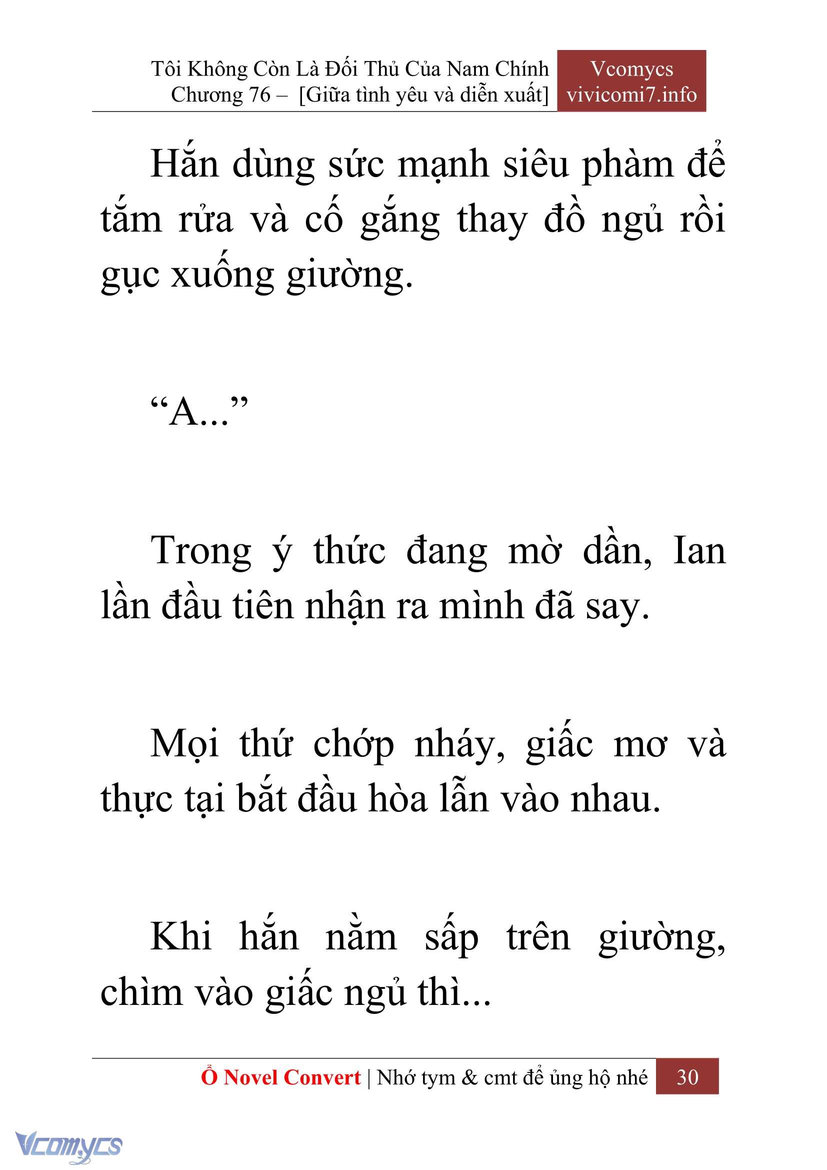 [Novel] Tôi Không Còn Là Đối Thủ Của Nam Chính Chap 76 - Next Chap 77
