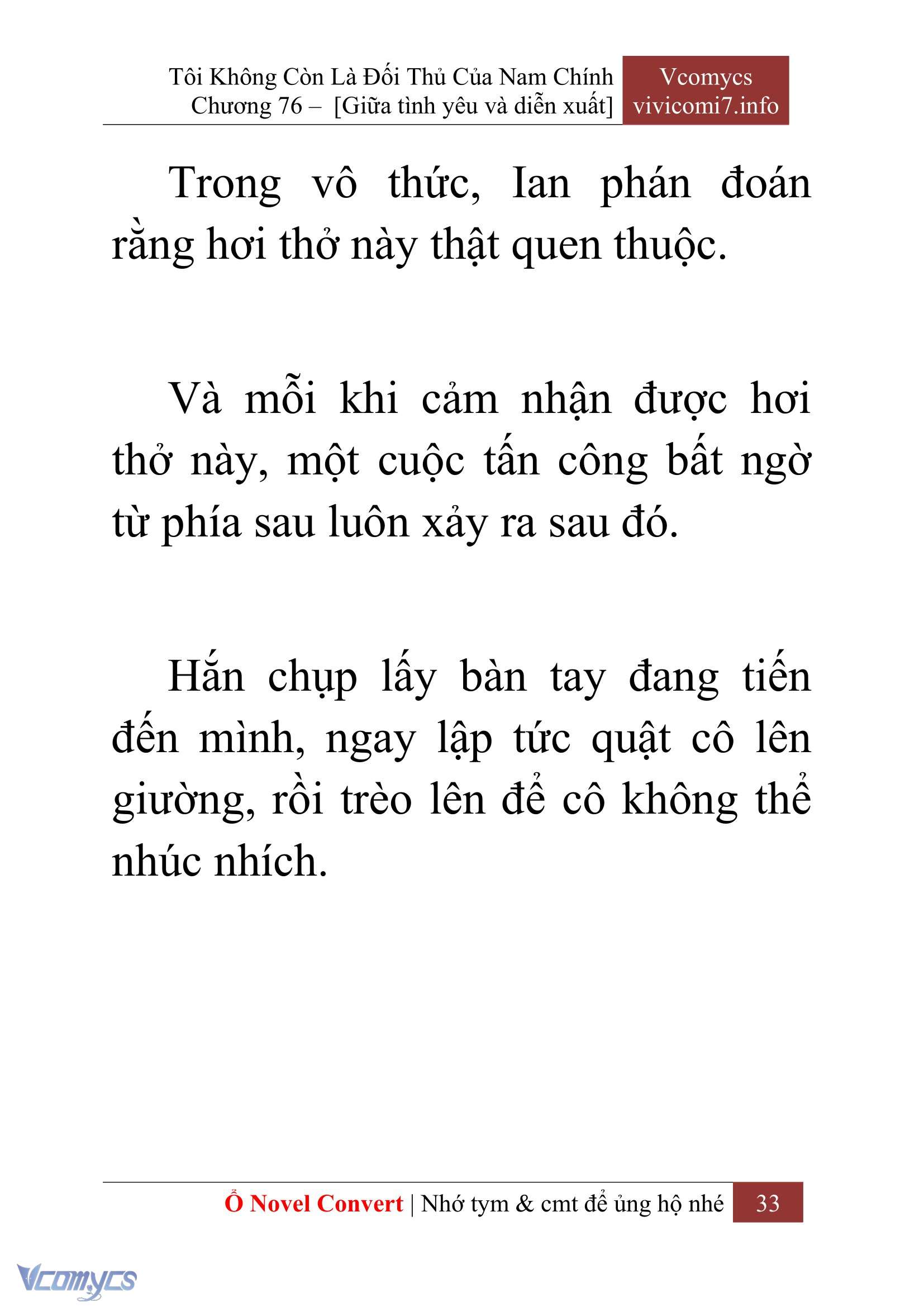 [Novel] Tôi Không Còn Là Đối Thủ Của Nam Chính Chap 76 - Next Chap 77